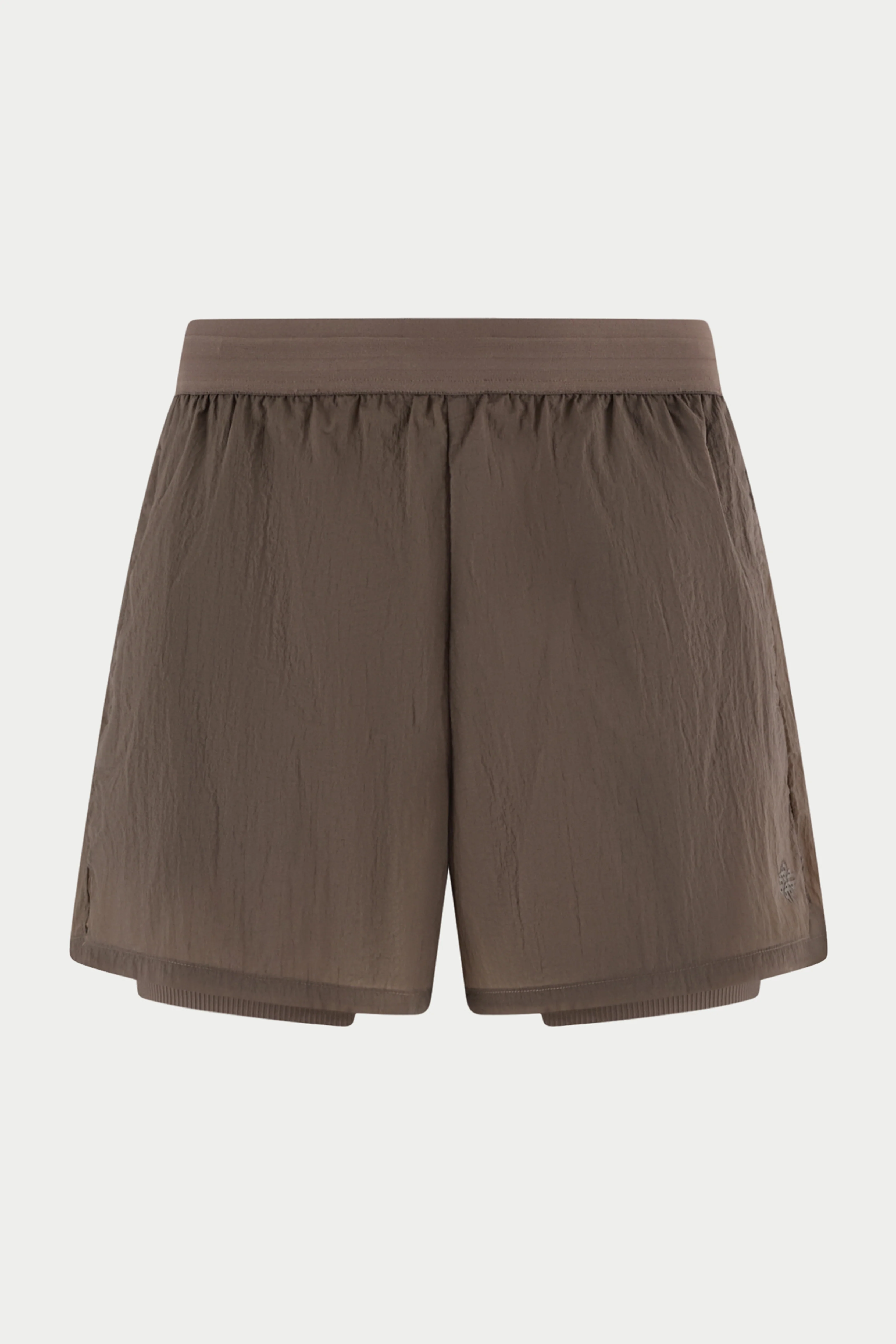 2-1 TRANSLUCENT RUN SHORT - BROWN