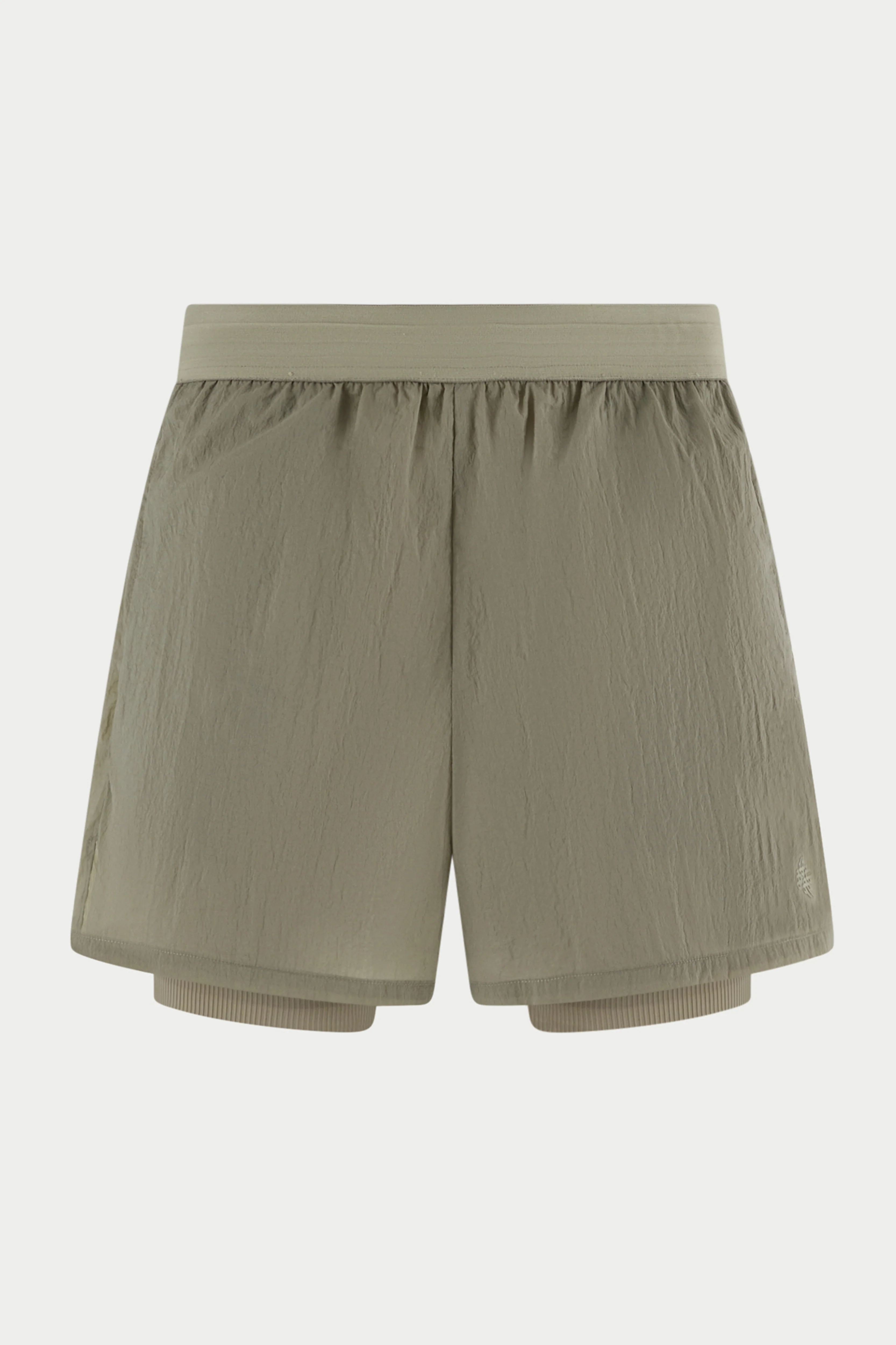 2-1 TRANSLUCENT RUN SHORT - KHAKI