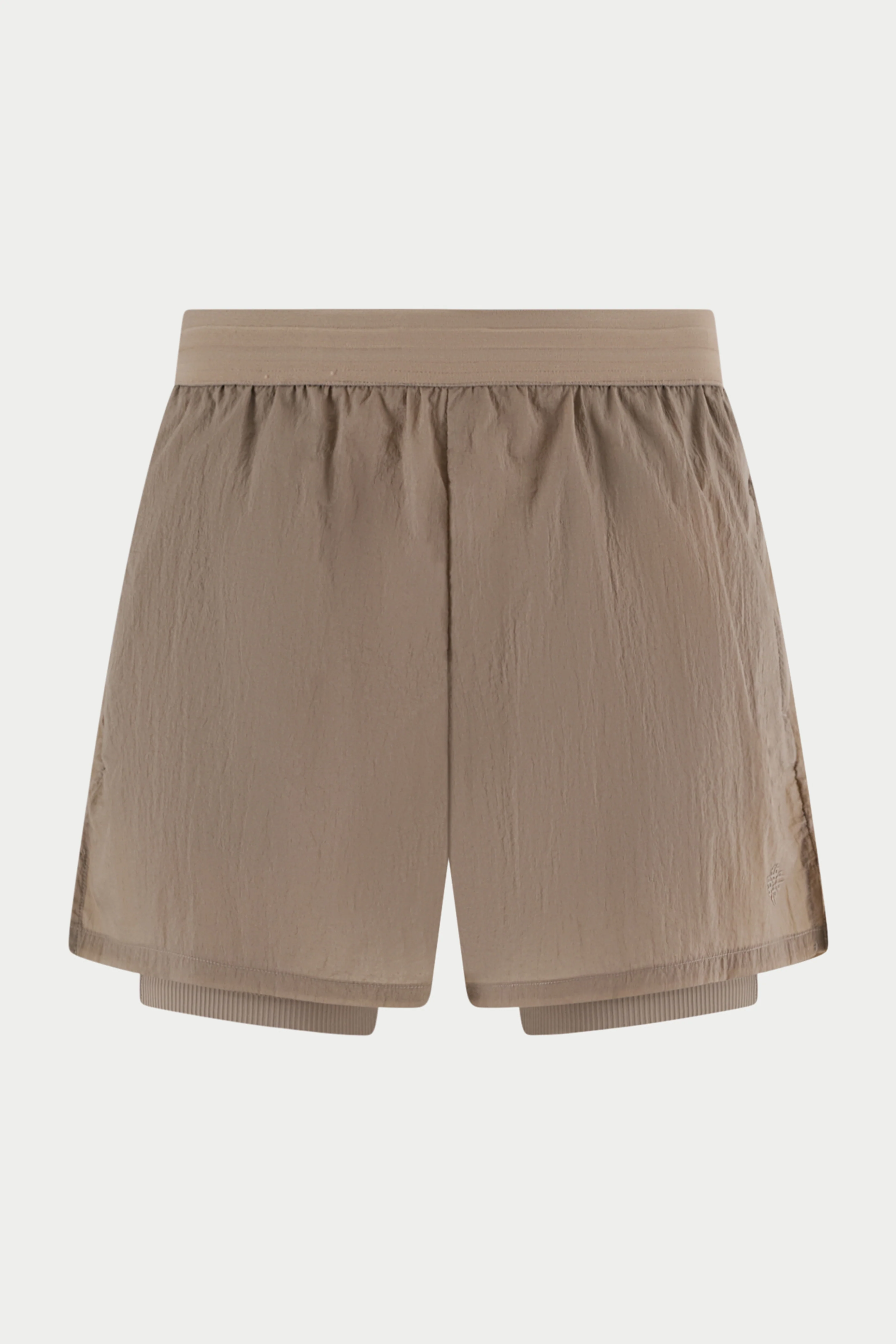 2-1 TRANSLUCENT RUN SHORT - SAND