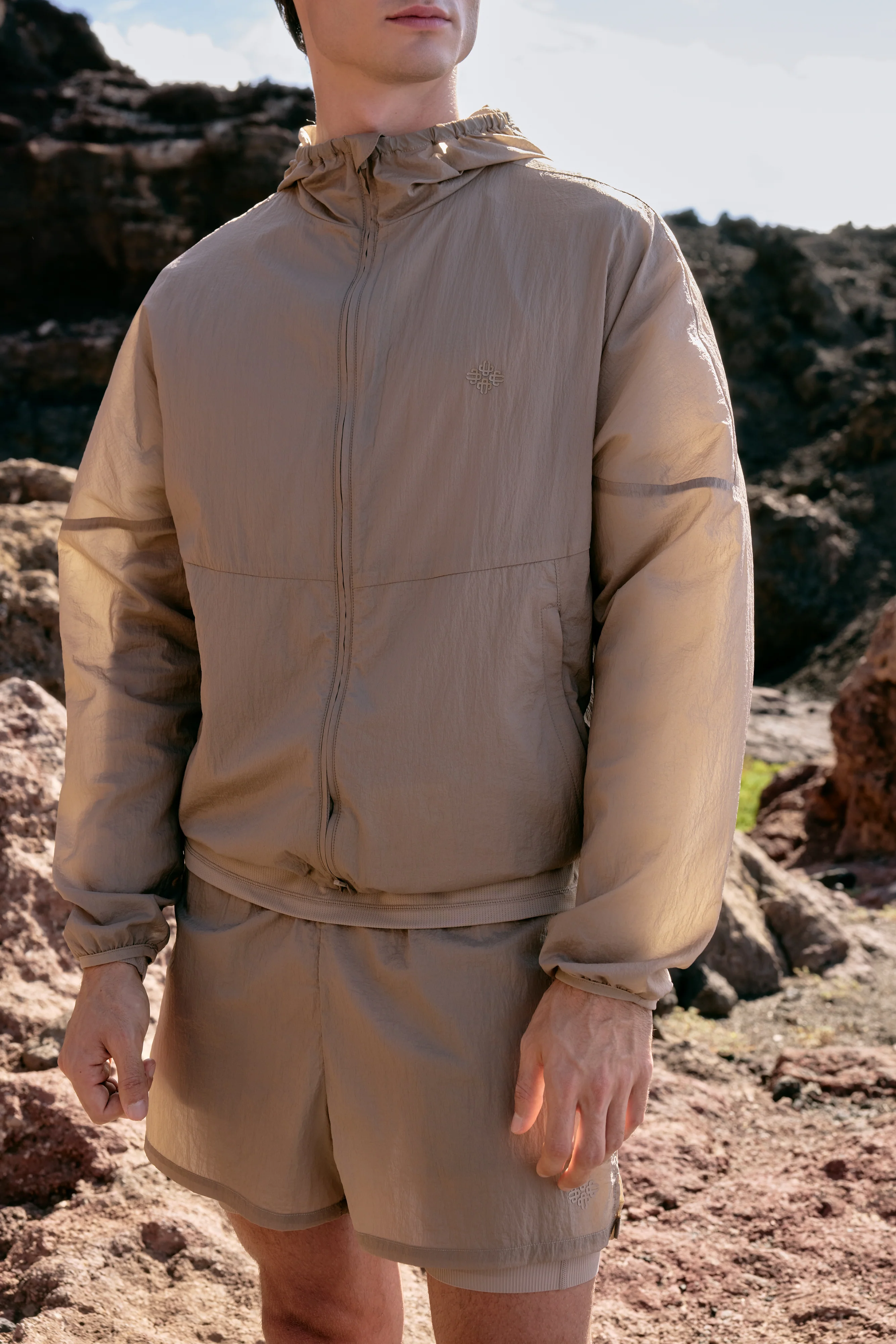 2-1 TRANSLUCENT RUN SHORT - SAND - Image 8