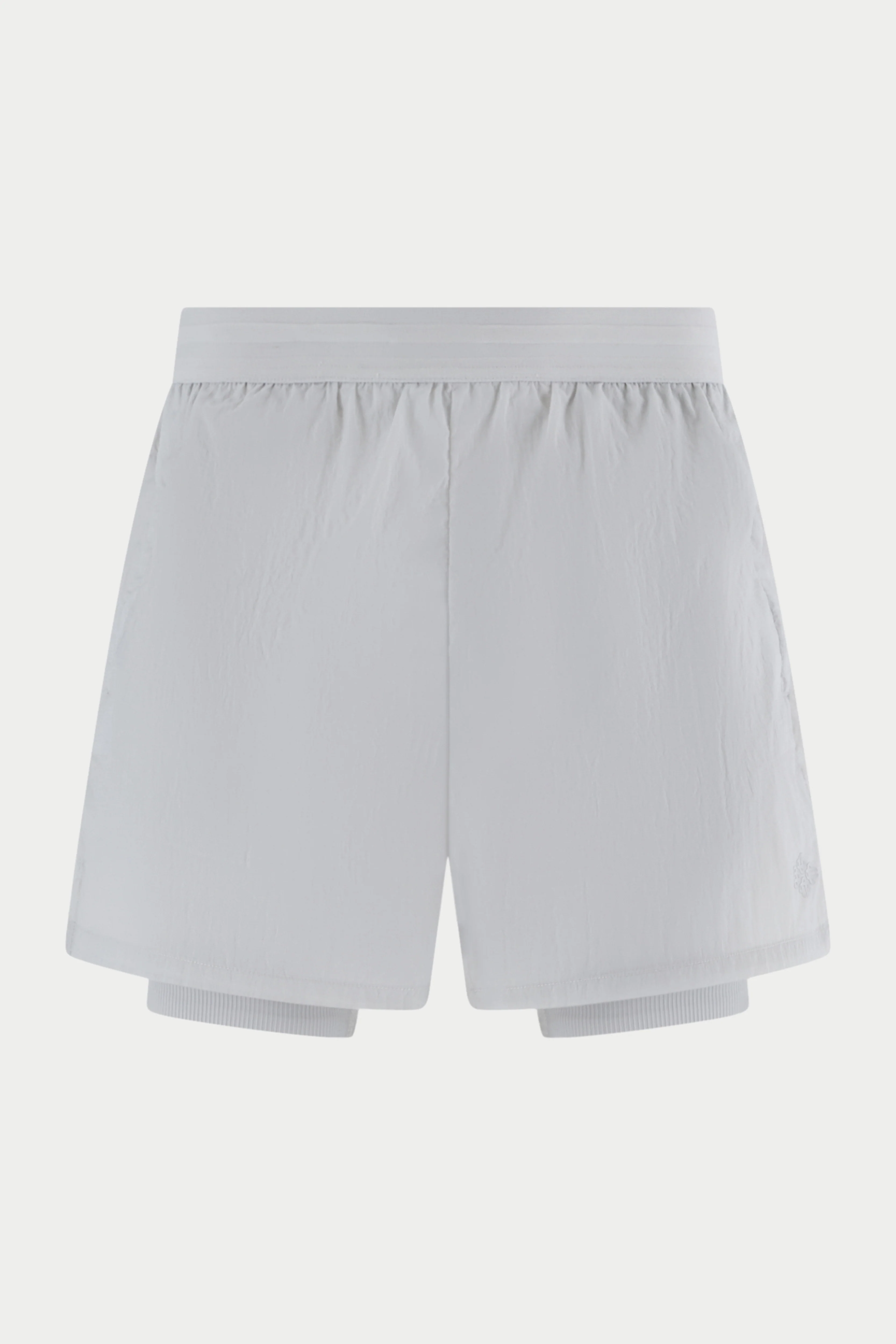 2-1 TRANSLUCENT RUN SHORT - WHITE