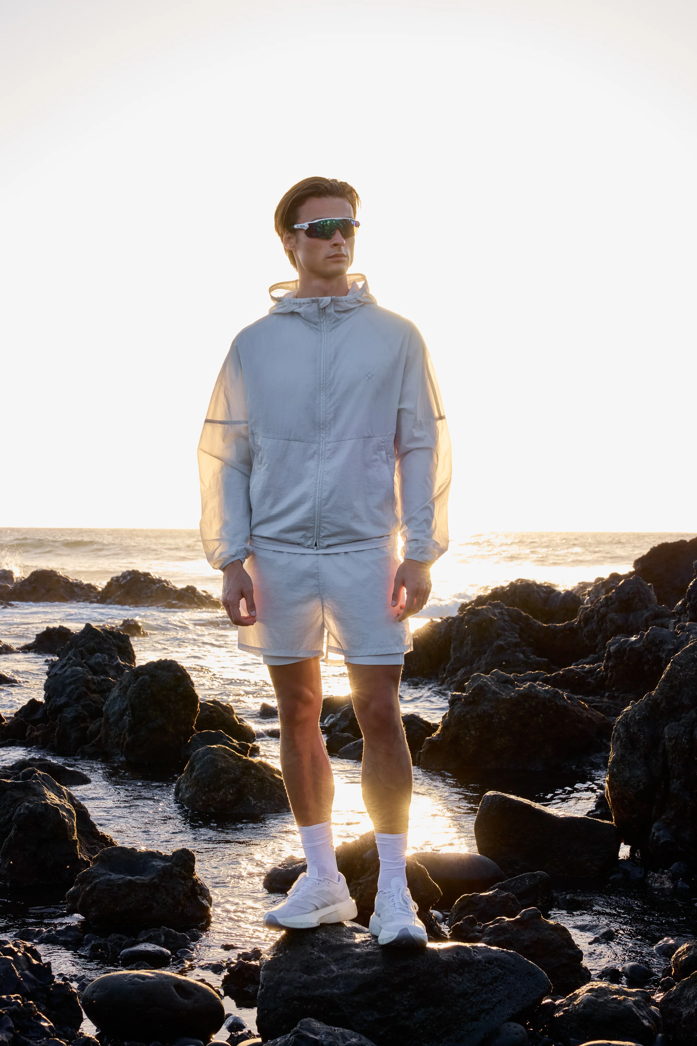 2-1 TRANSLUCENT RUN SHORT - WHITE - Image 7