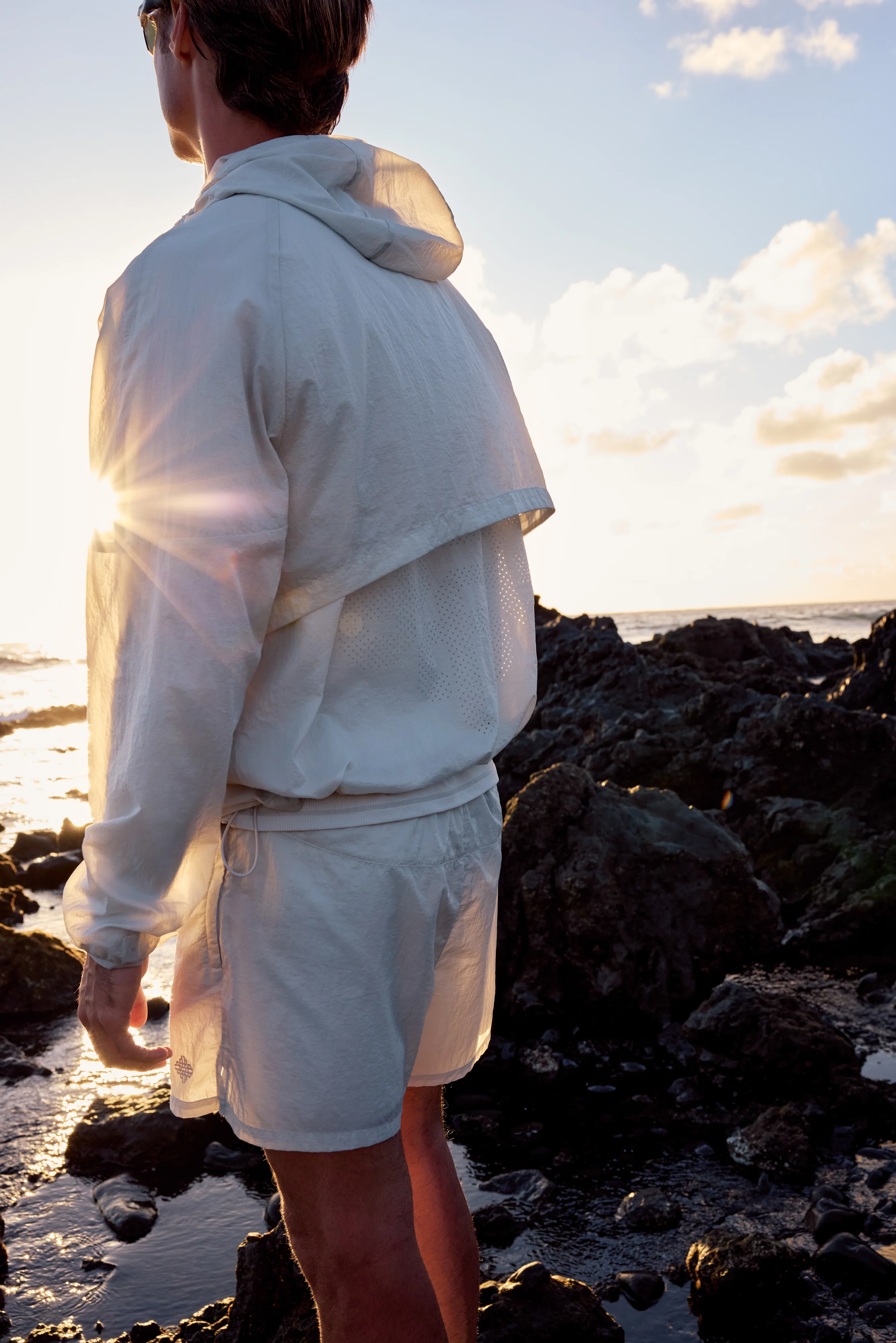 2-1 TRANSLUCENT RUN SHORT - WHITE - Image 9