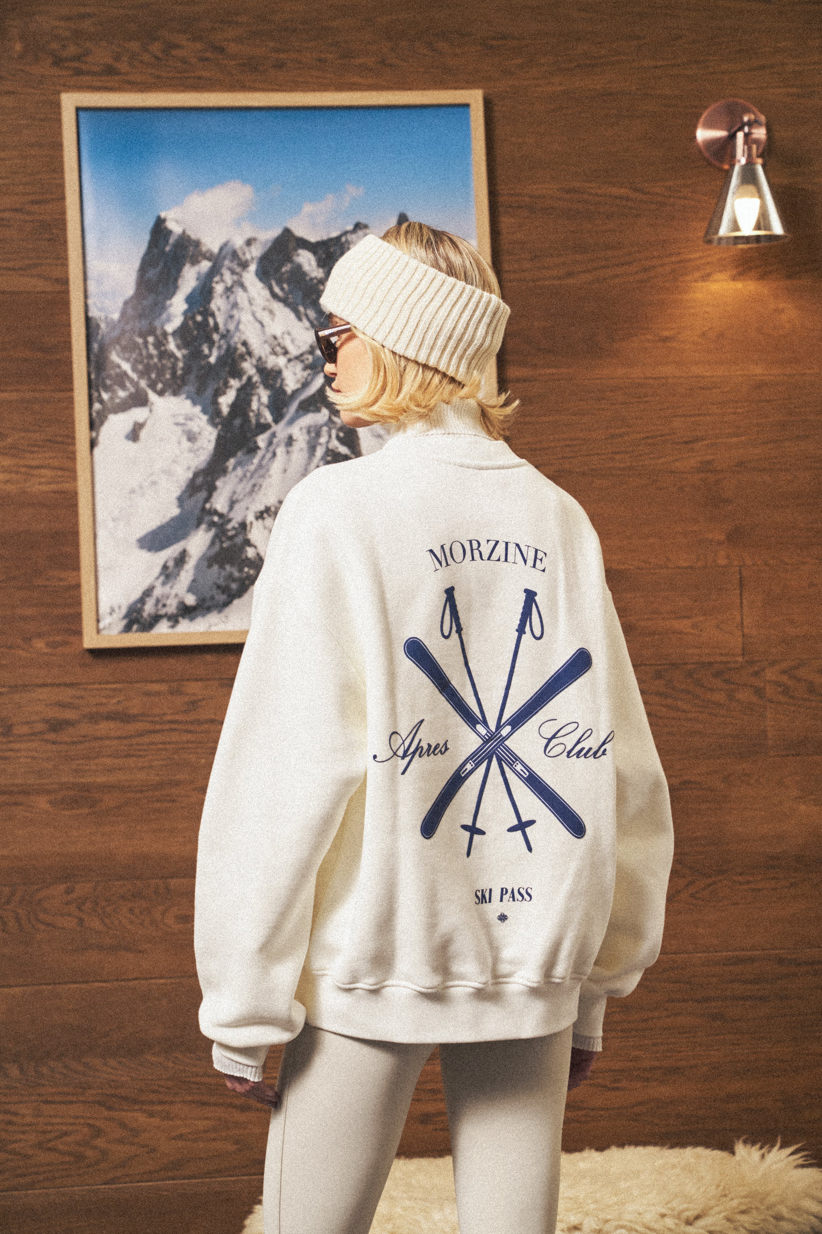 APRES GRAPHIC CREW - OFF WHITE - Image 2