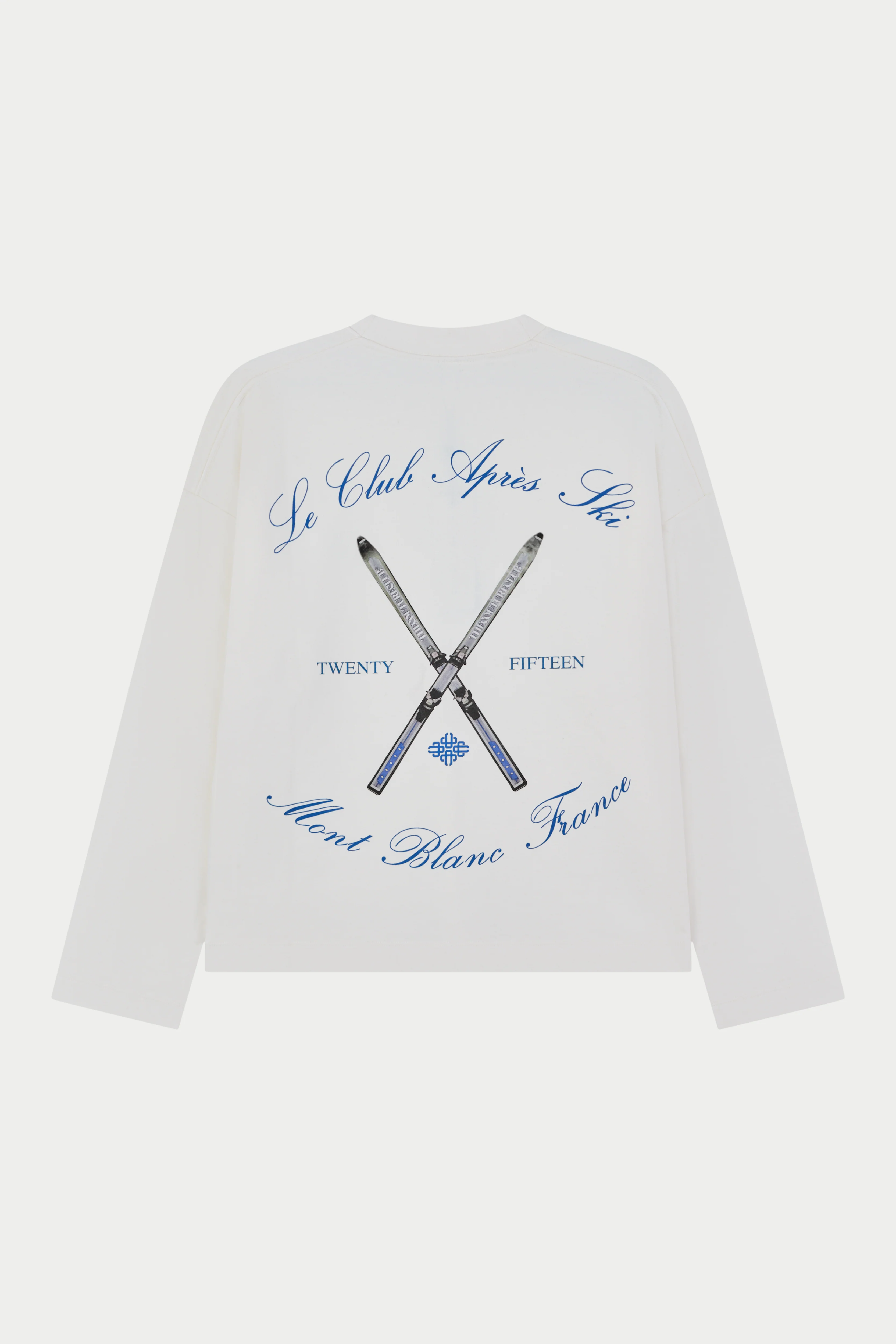 APRES SKI GRAPHIC LONG SLEEVE T-SHIRT - OFF WHITE