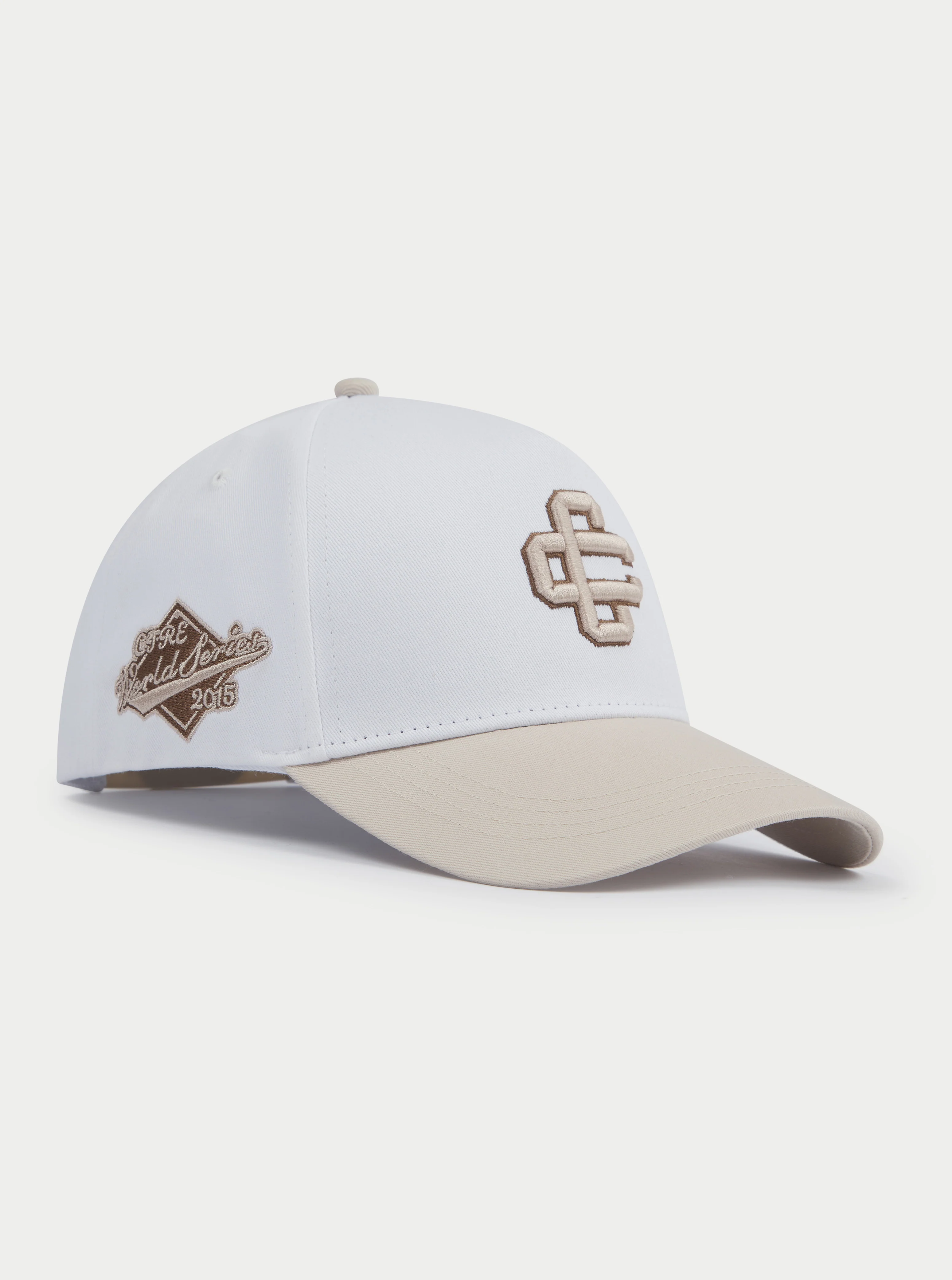 COLOUR BLOCK CAP - BEIGE - Image 2
