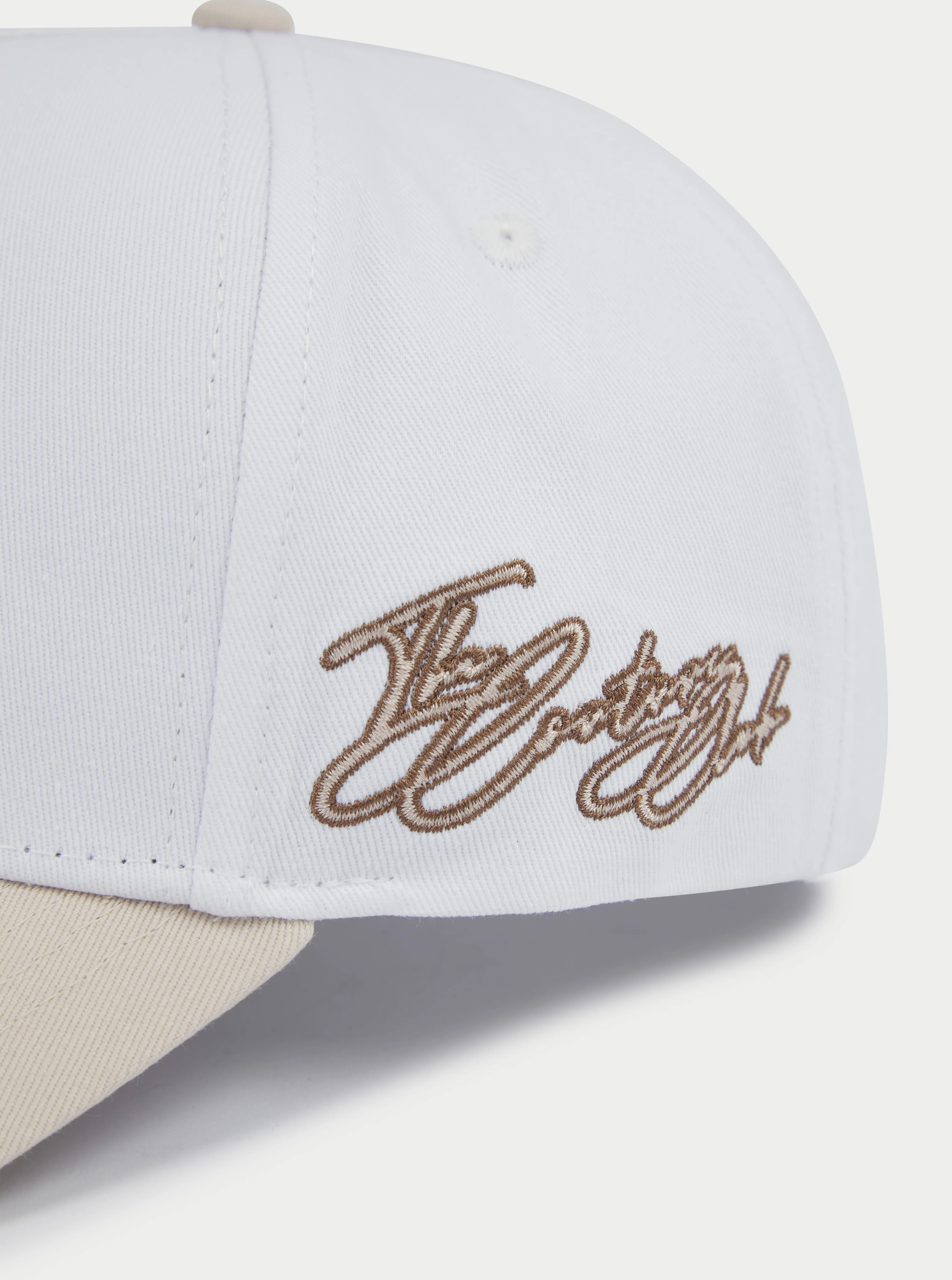 COLOUR BLOCK CAP - BEIGE - Image 3