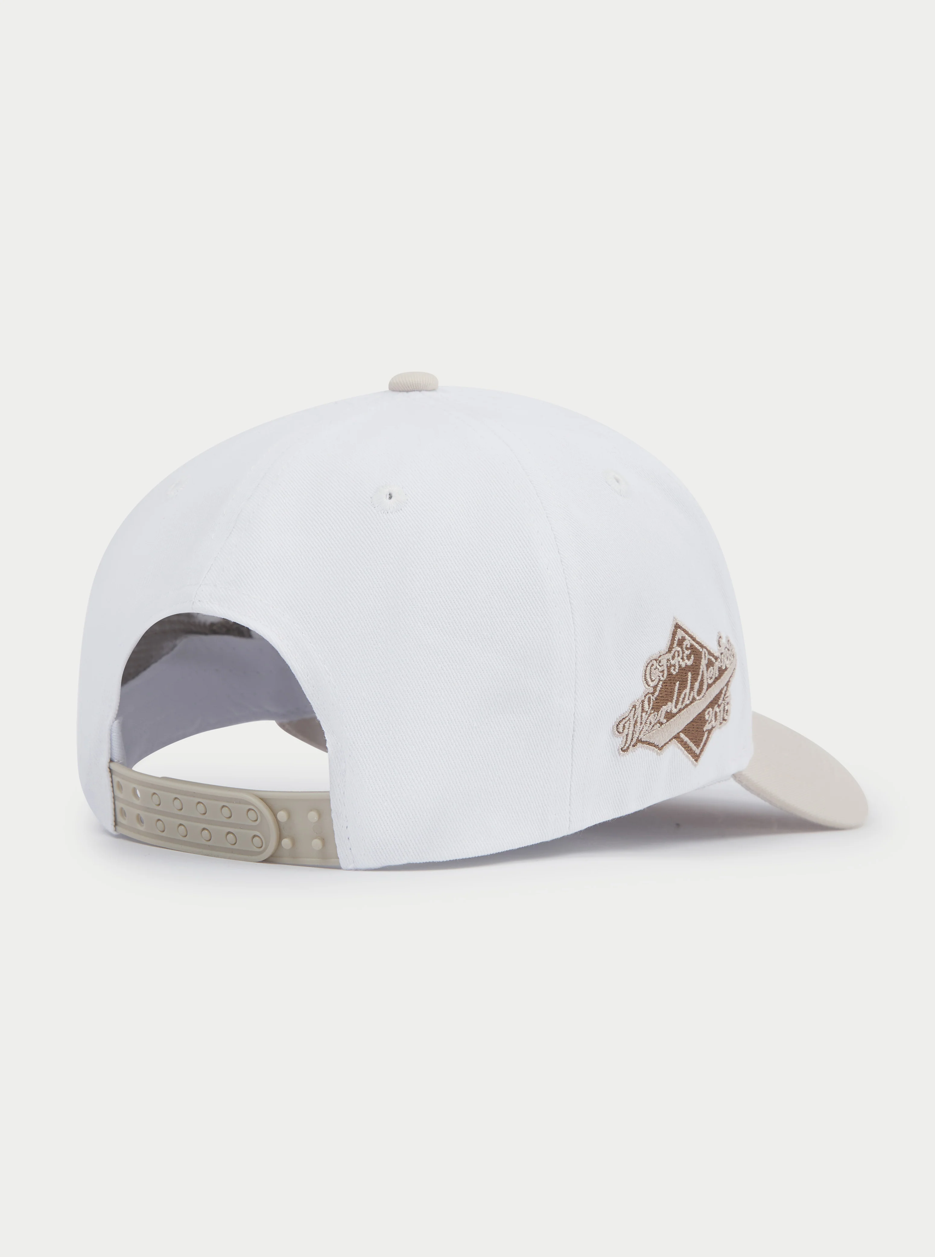 COLOUR BLOCK CAP - BEIGE - Image 4