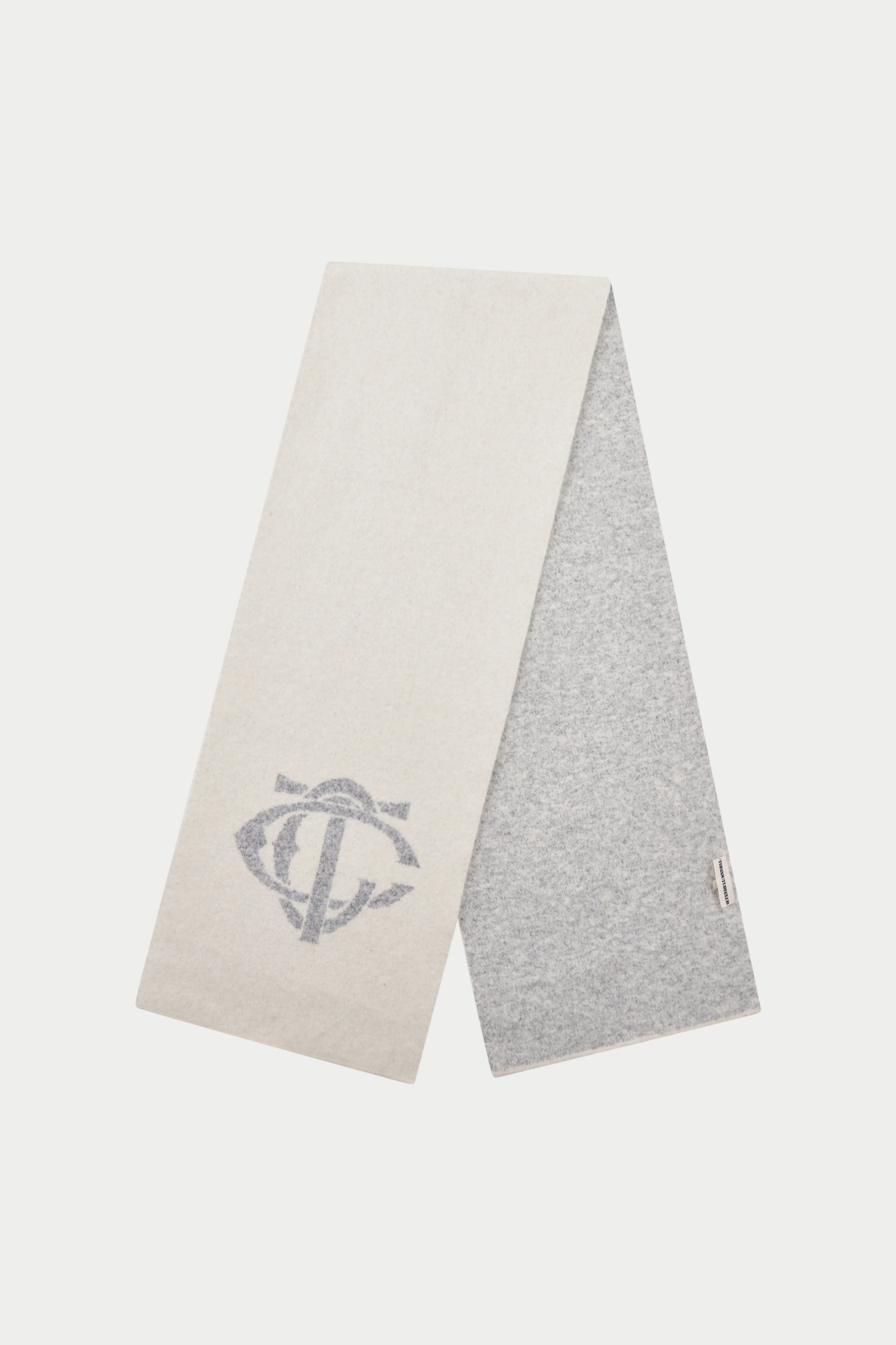 MONOGRAM SCARF - OFF WHITE
