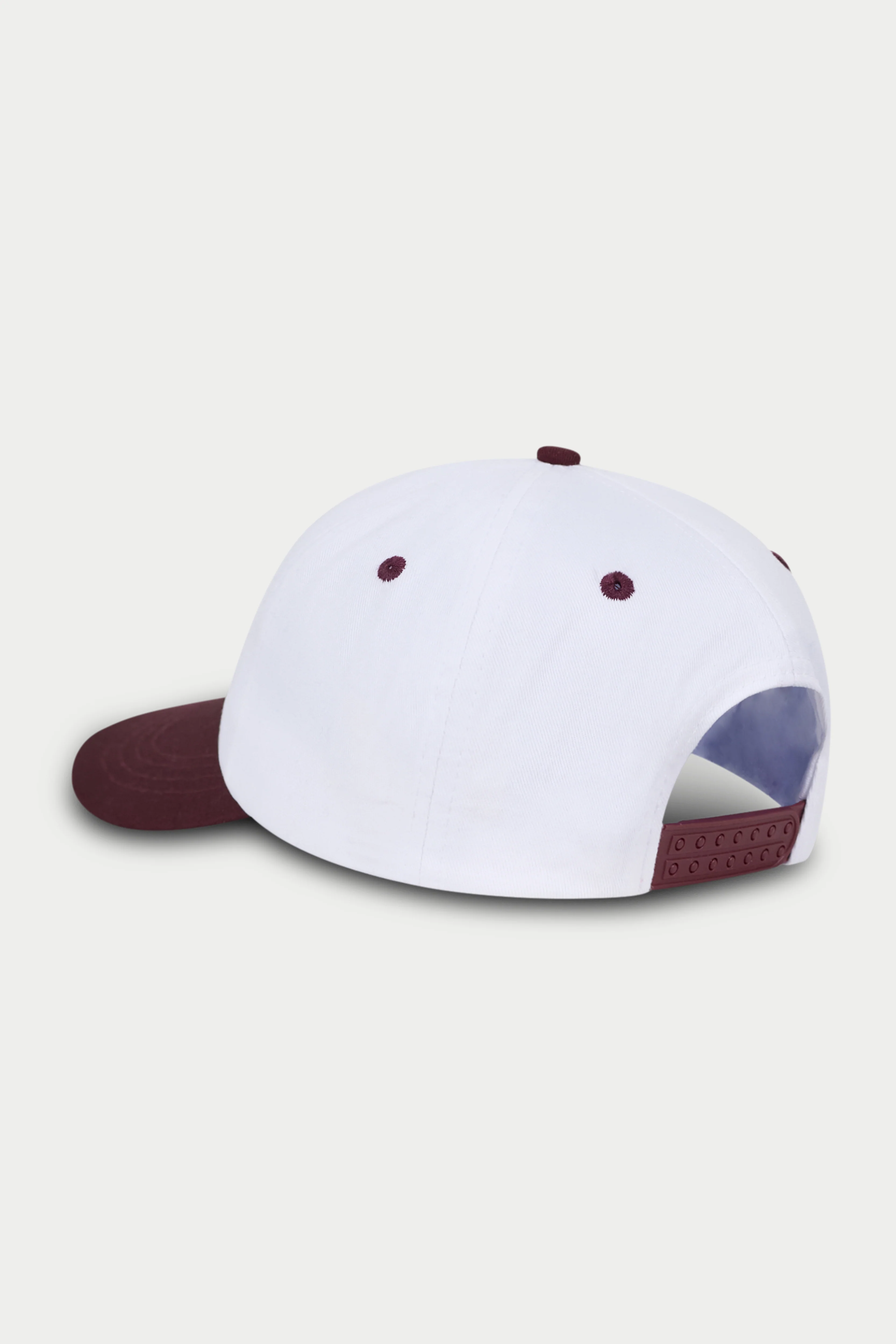 COPYRIGHT EMBROIDERED CAP - BURGUNDY - Image 4