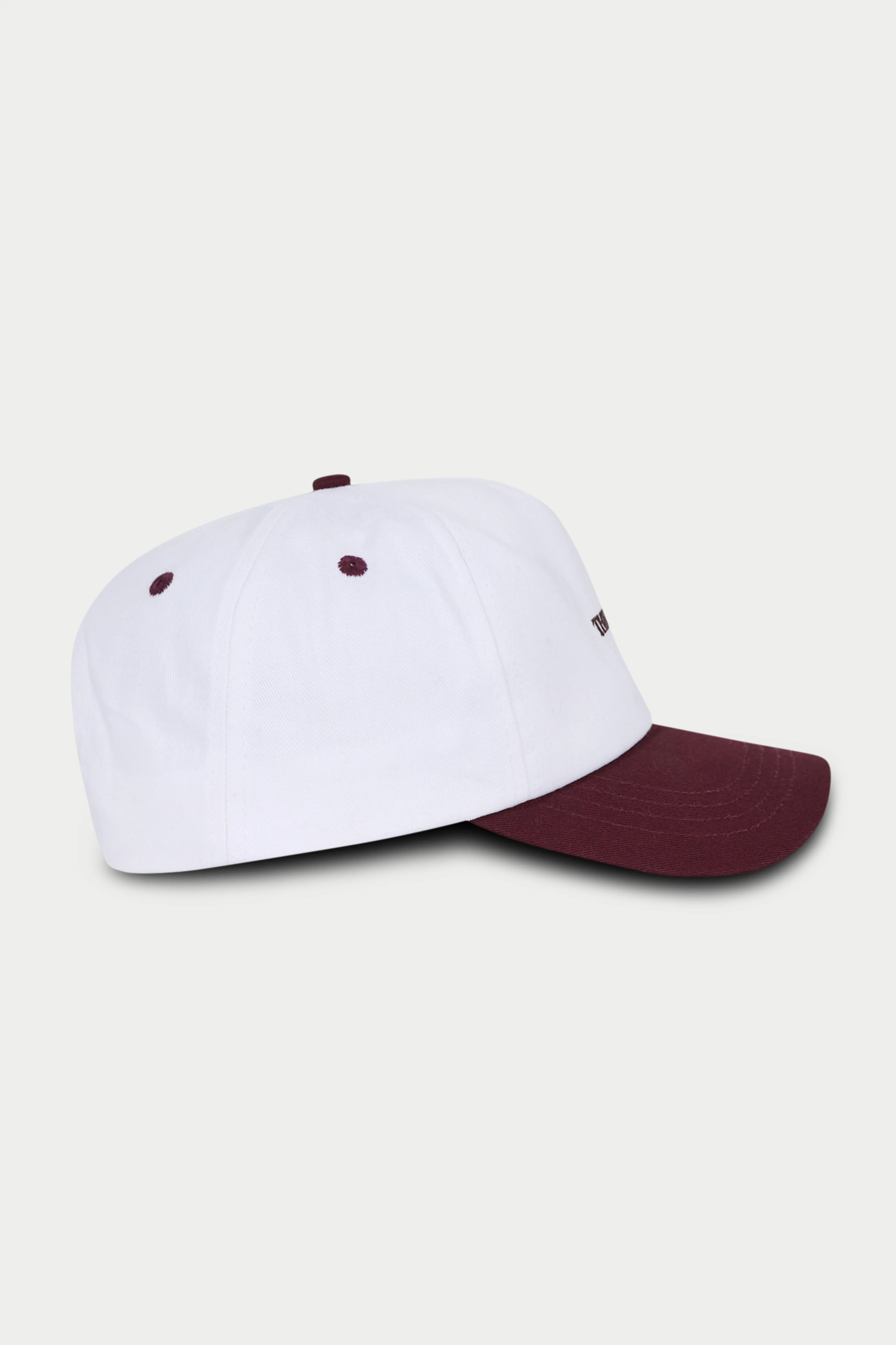 COPYRIGHT EMBROIDERED CAP - BURGUNDY - Image 7