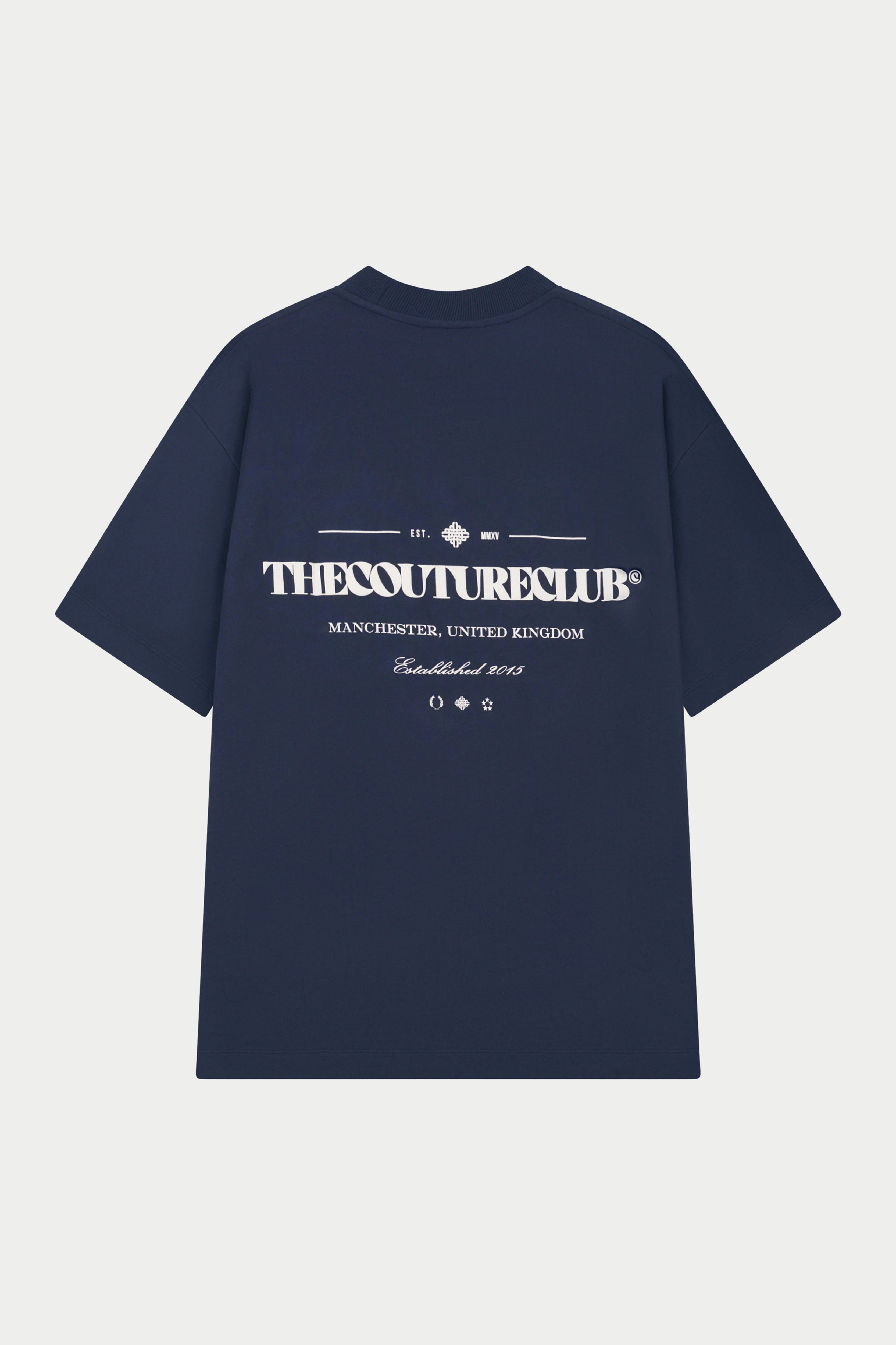 COPYRIGHT MULTI GRAPHIC T-SHIRT - DARK NAVY