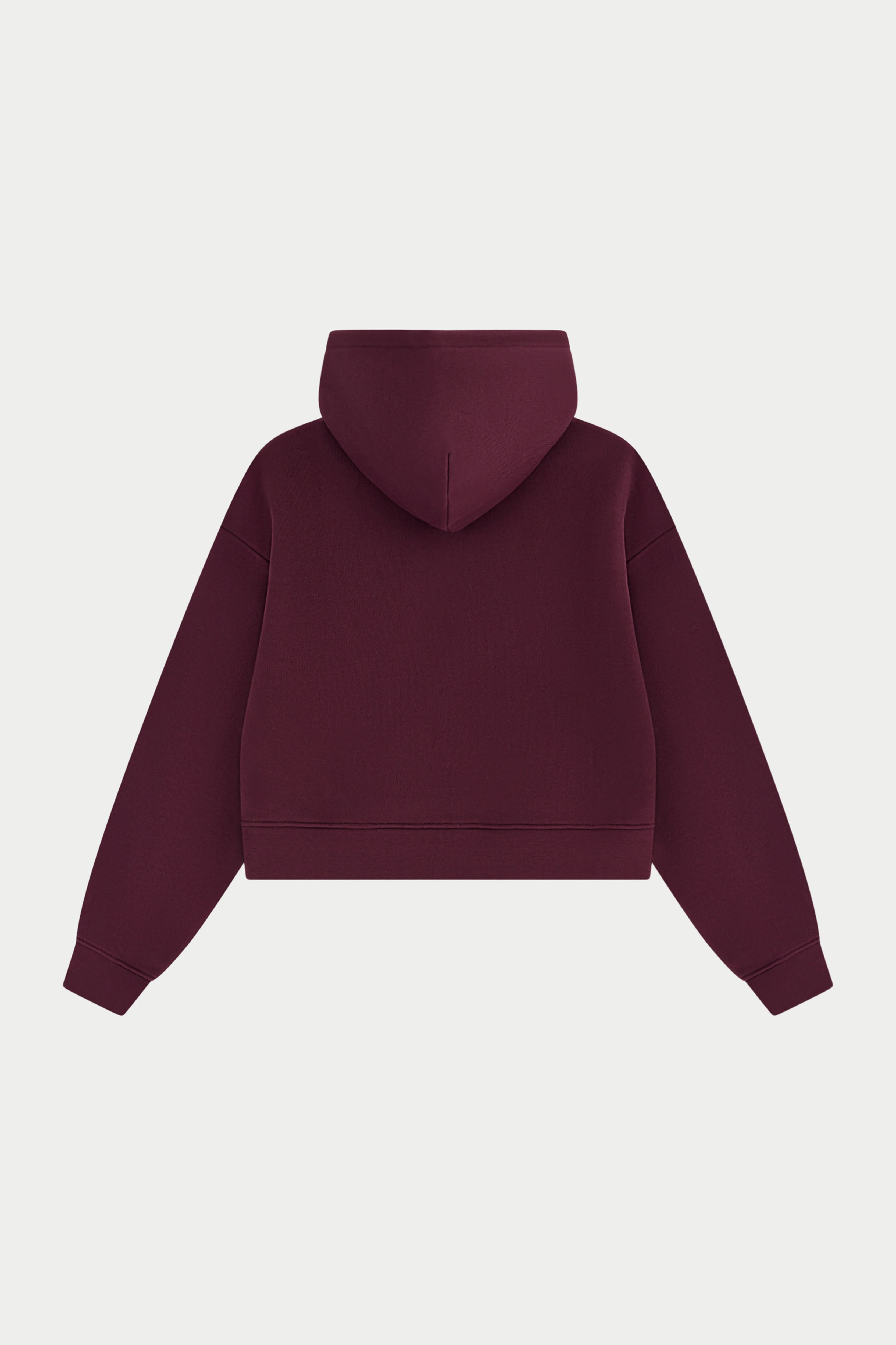CTRE APPLIQUE ZIP THROUGH HOODIE - PLUM - Image 6