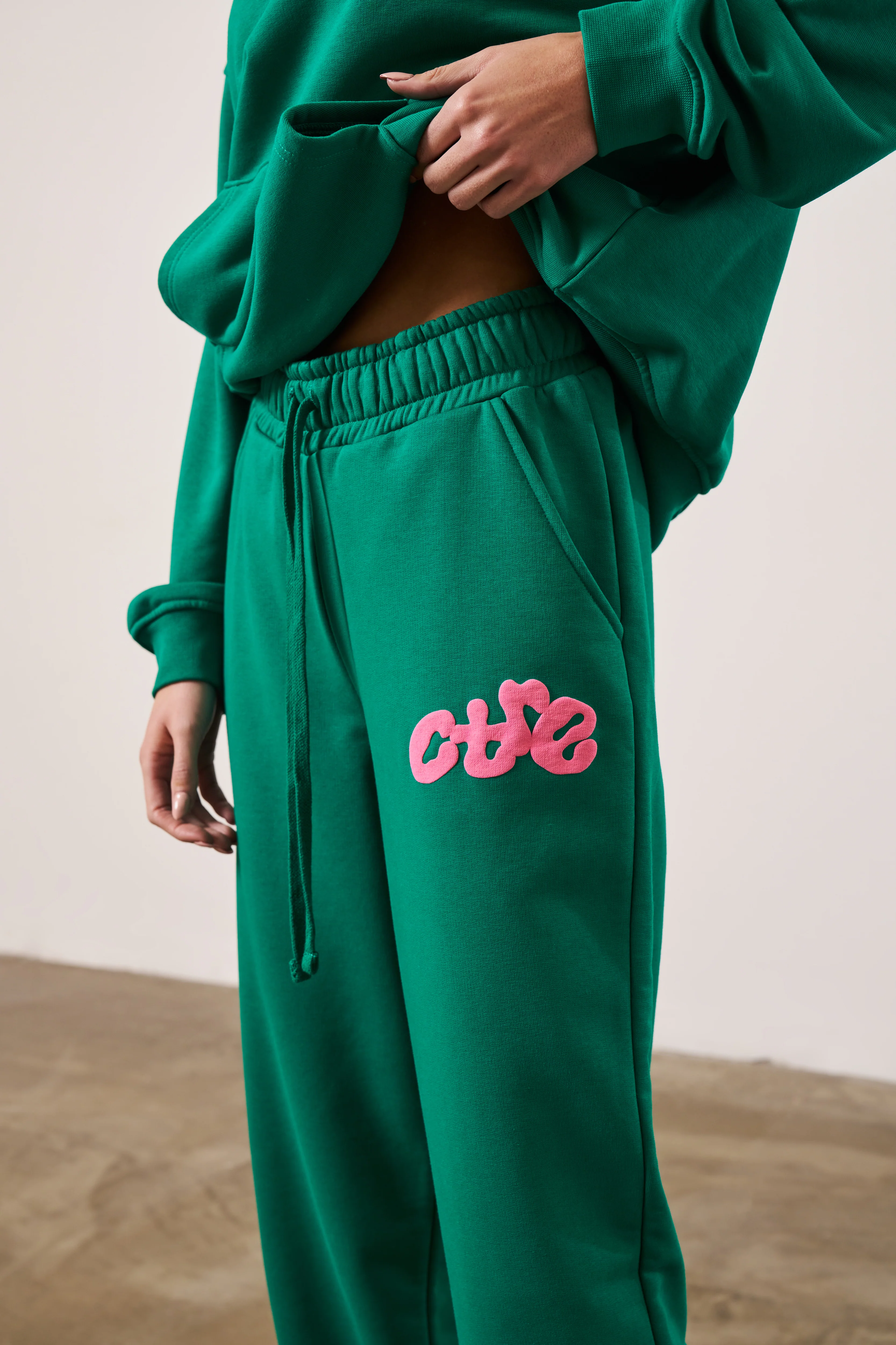 CTRE BUBBLE RELAXED JOGGERS - GREEN - Image 4