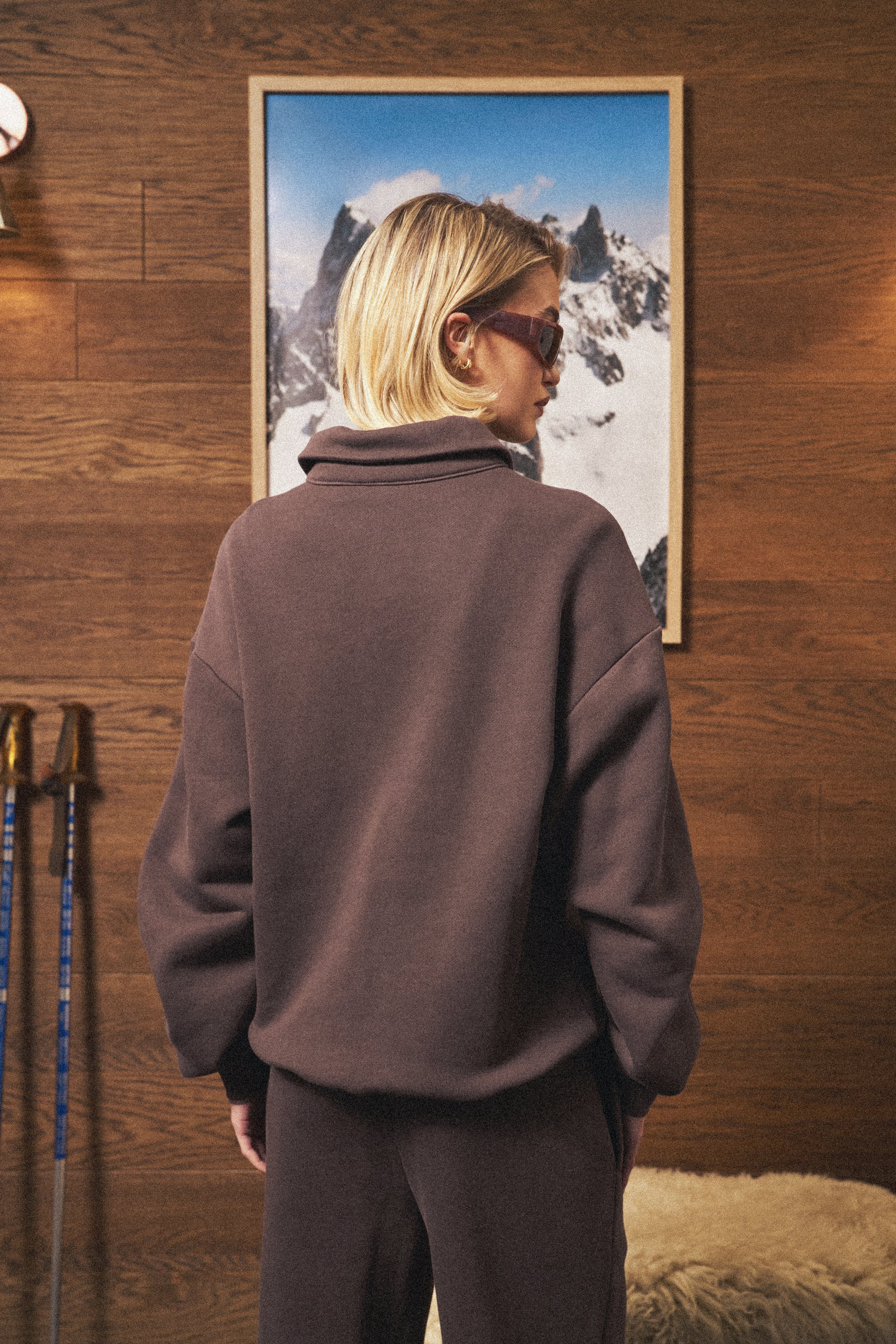 CTRE BUTTON THROUGH POLO - BROWN - Image 6