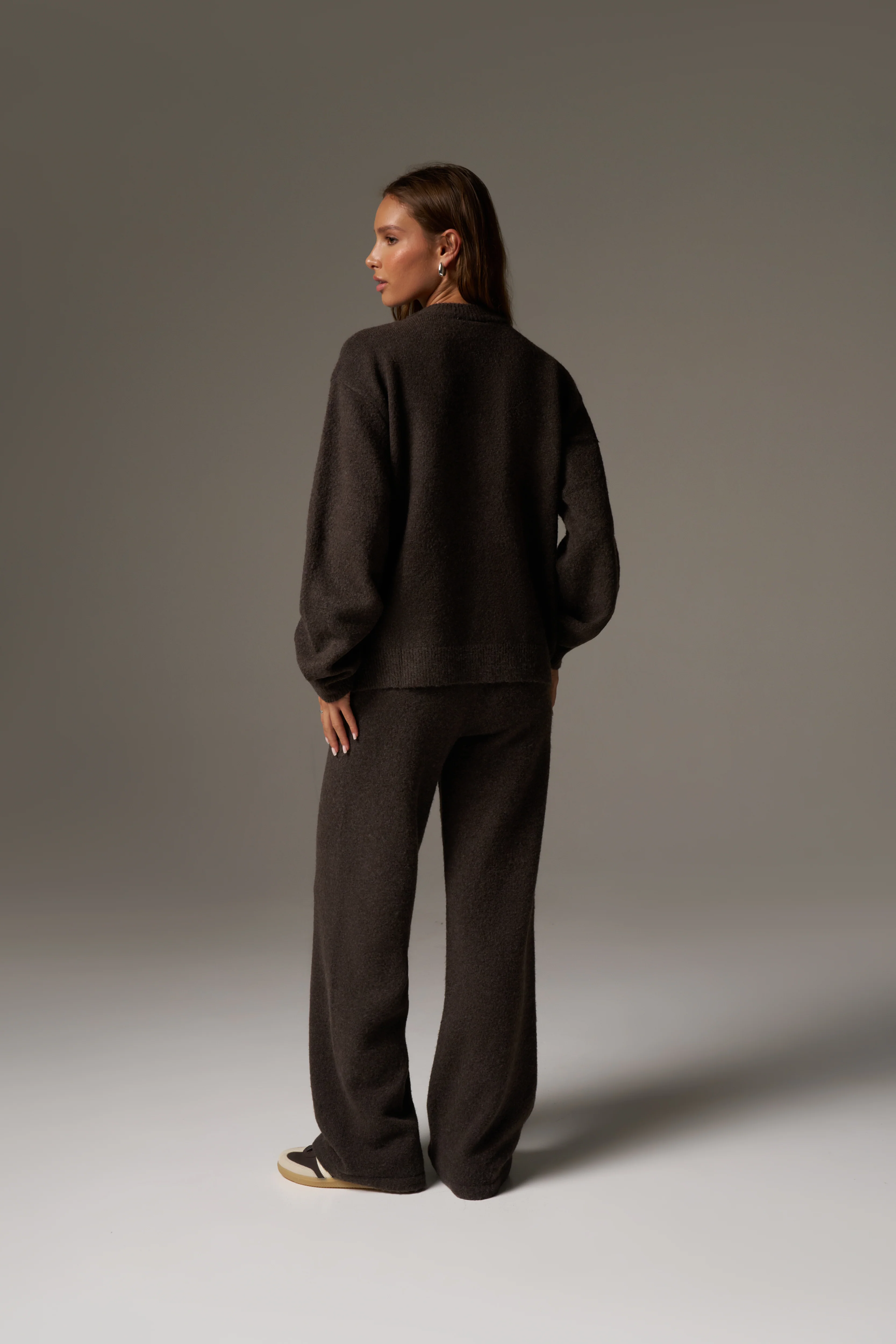 CTRE KNITTED JOGGERS - BROWN - Image 5