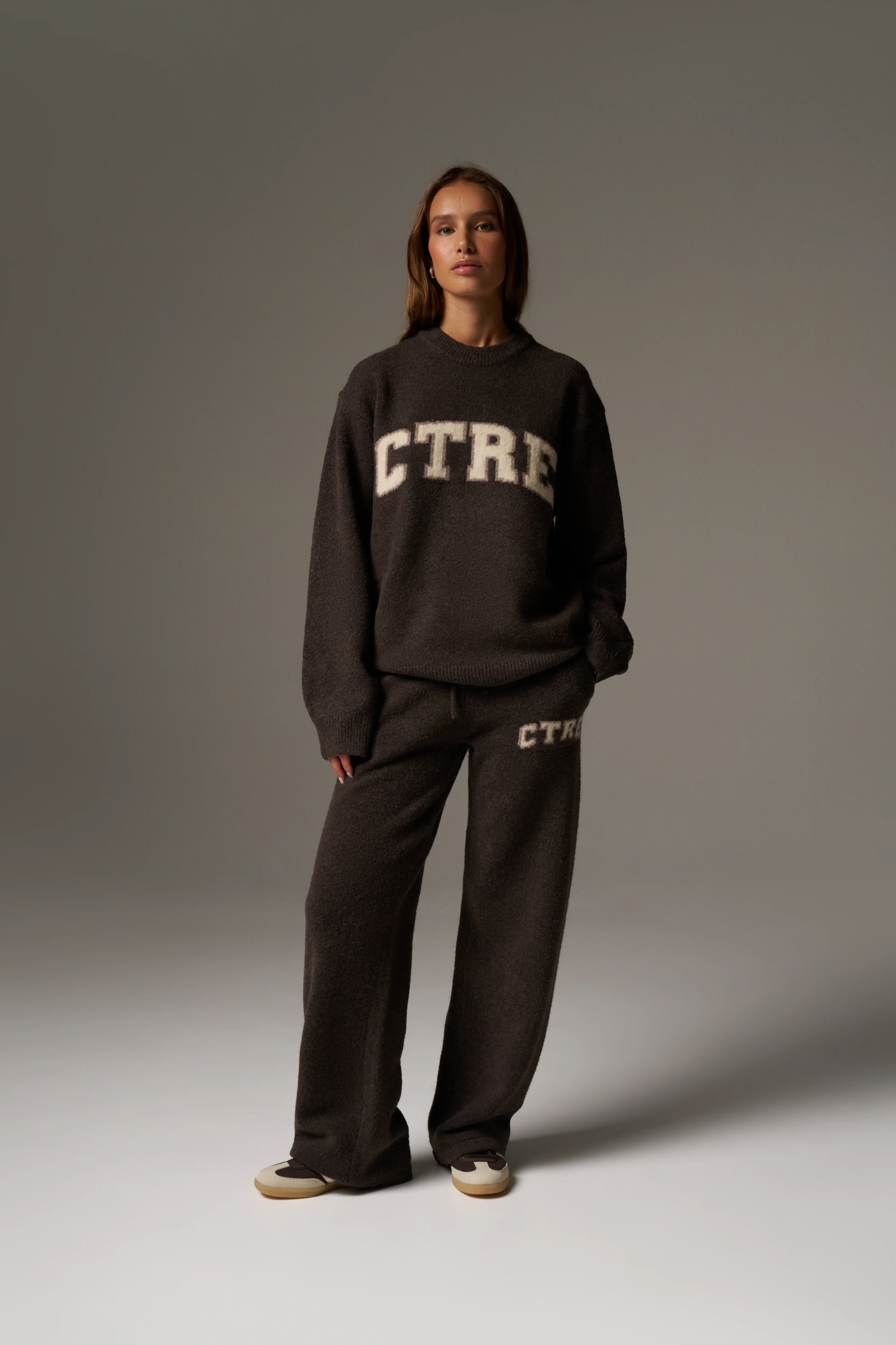 CTRE KNITTED JOGGERS - BROWN - Image 7
