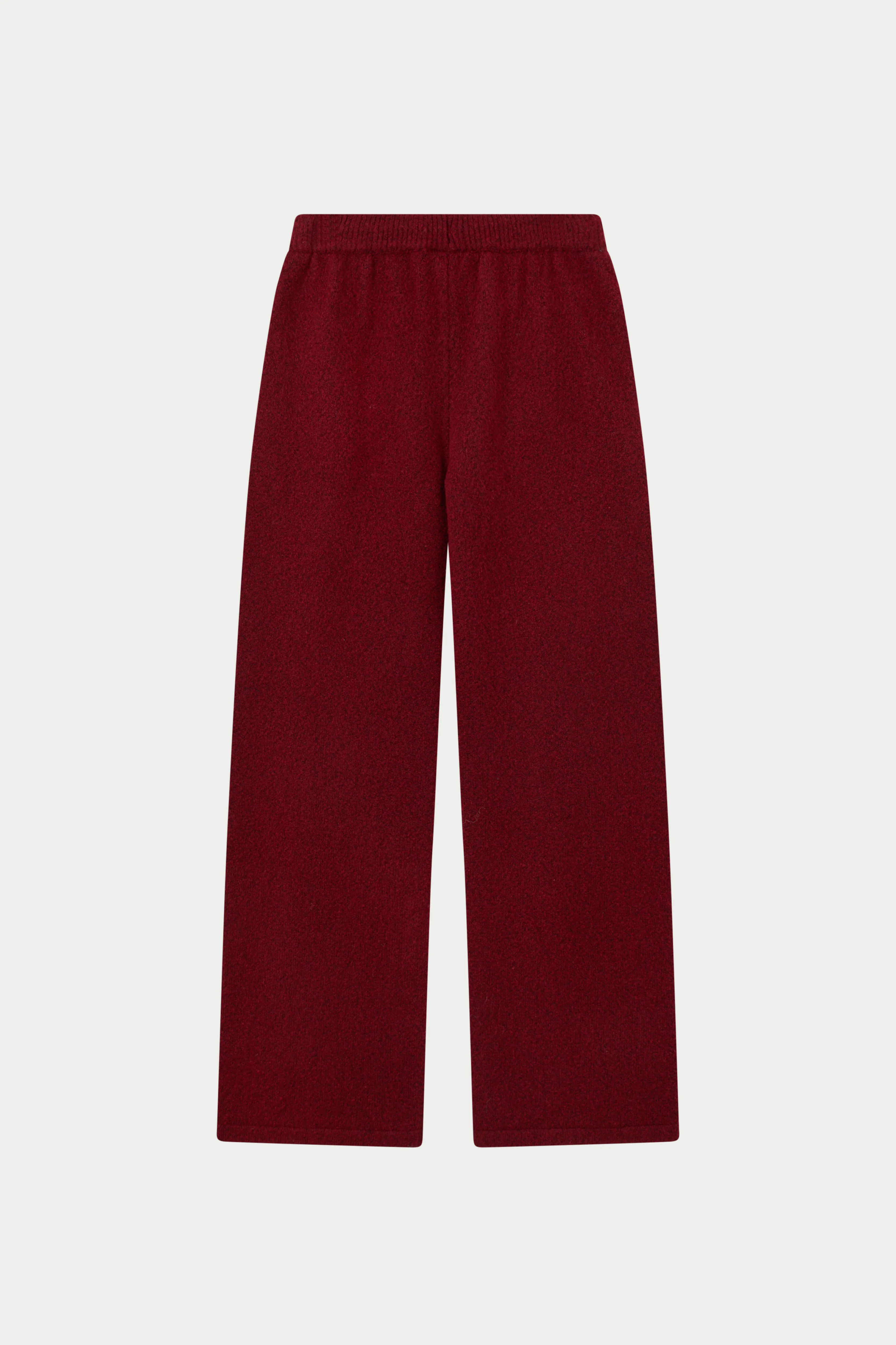 CTRE KNITTED JOGGERS - BURGUNDY - Image 8