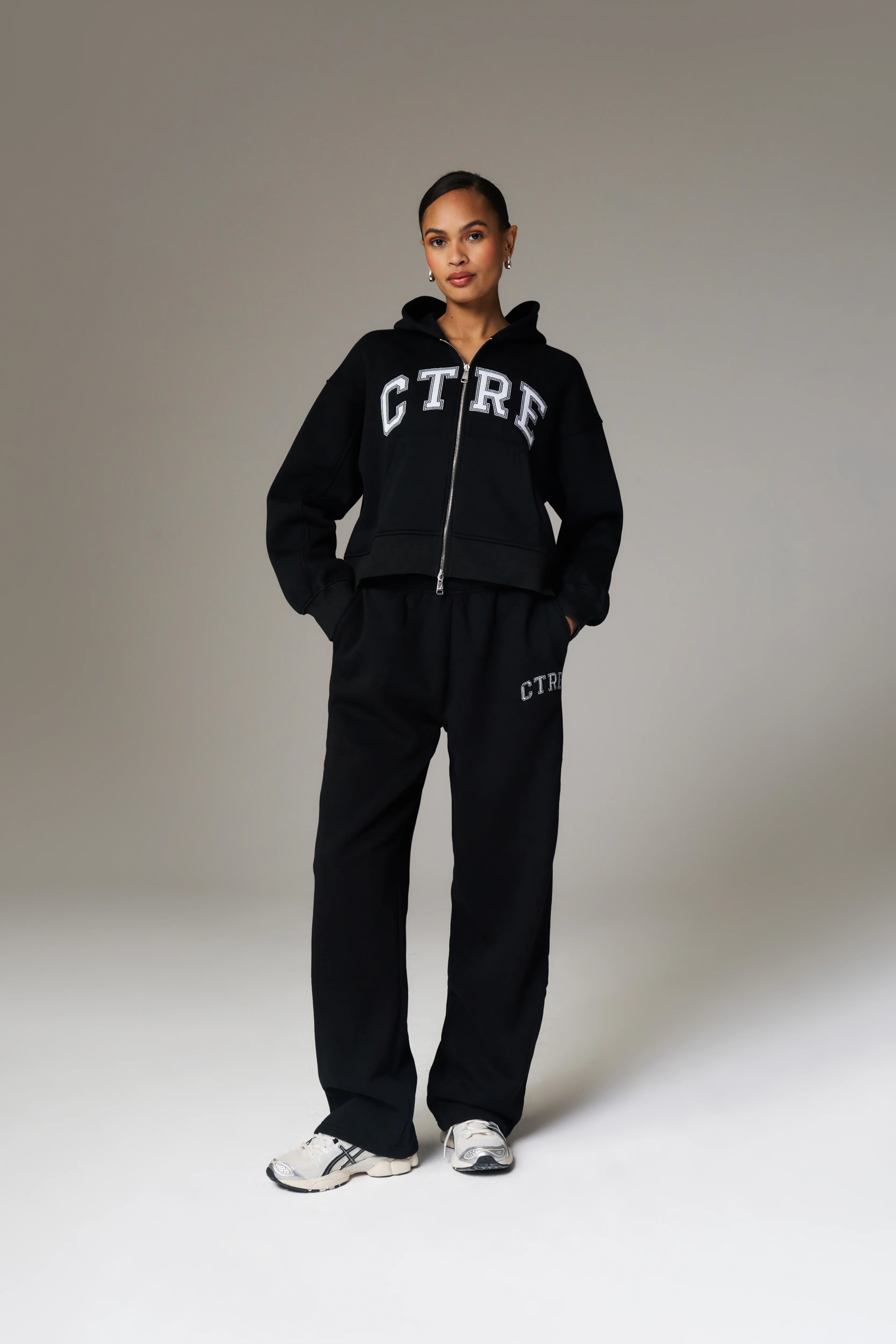 CTRE WIDE LEG JOGGERS - BLACK - Image 7