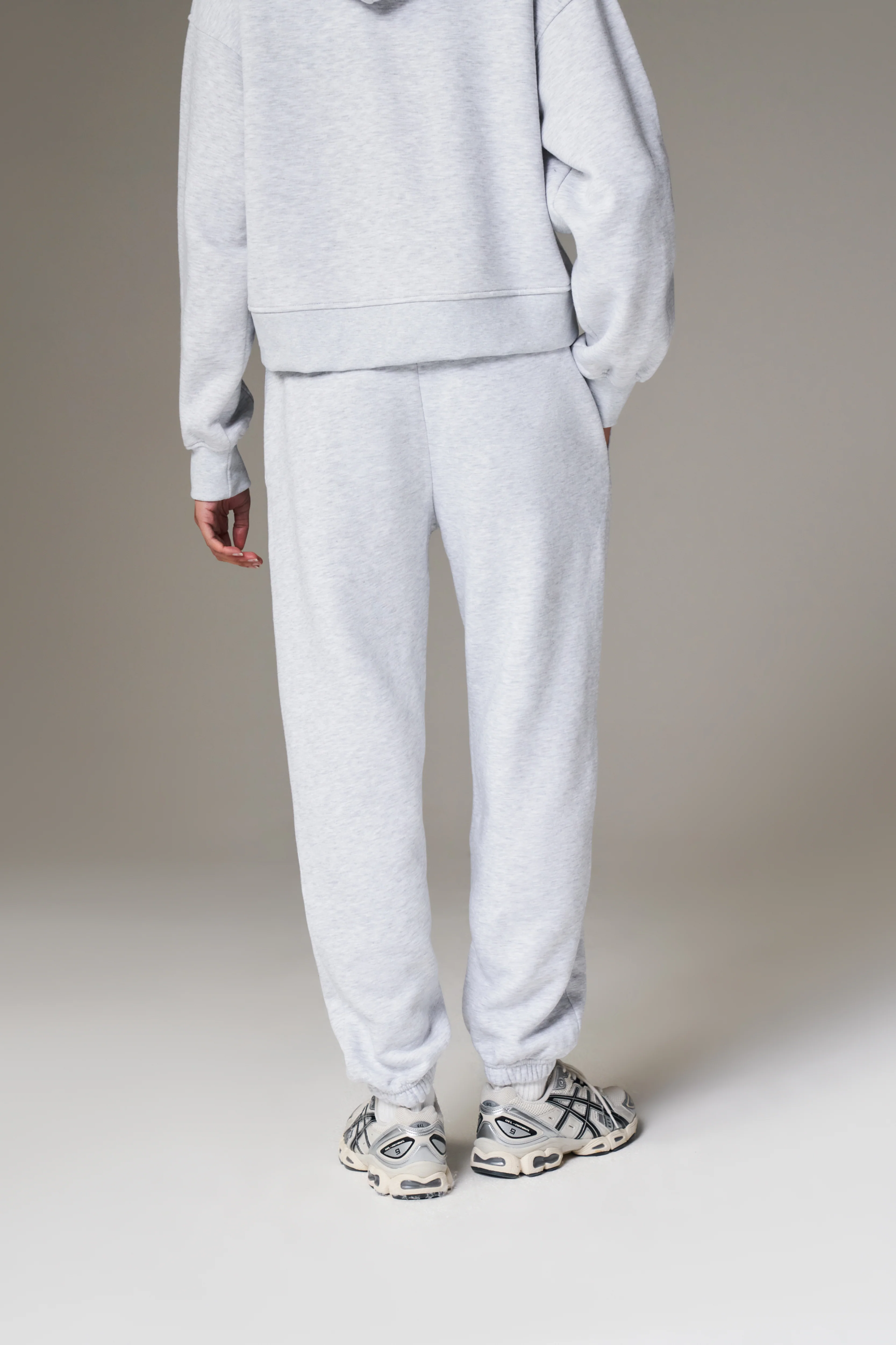 CTRE WIDE LEG JOGGERS - GREY MARL - Image 6