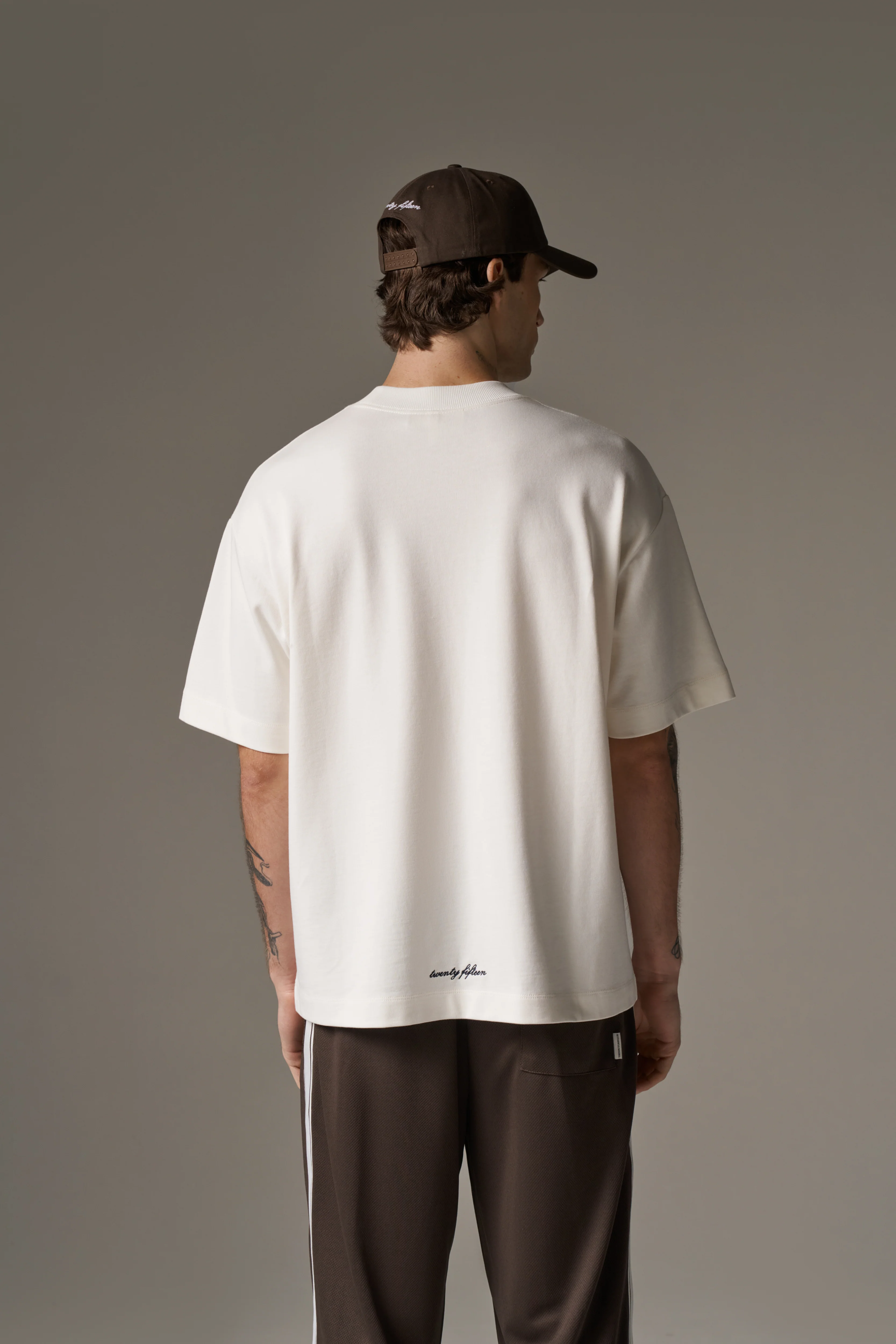 DESIGN DEPARTMENT CHEST PRINT T-SHIRT - OFF WHITE - Image 7