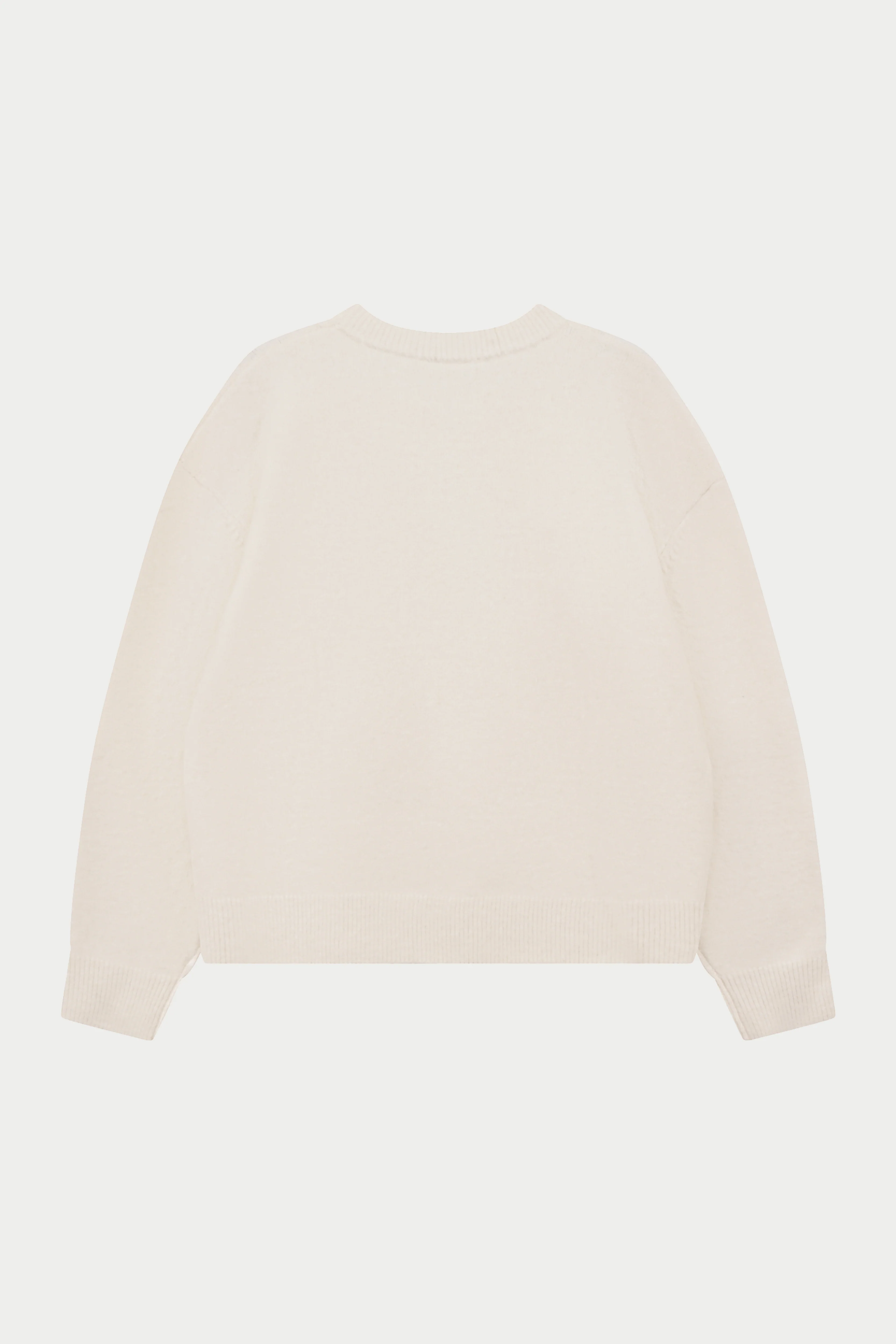 MONOGRAM KNITTED CREW - OFF WHITE - Image 11
