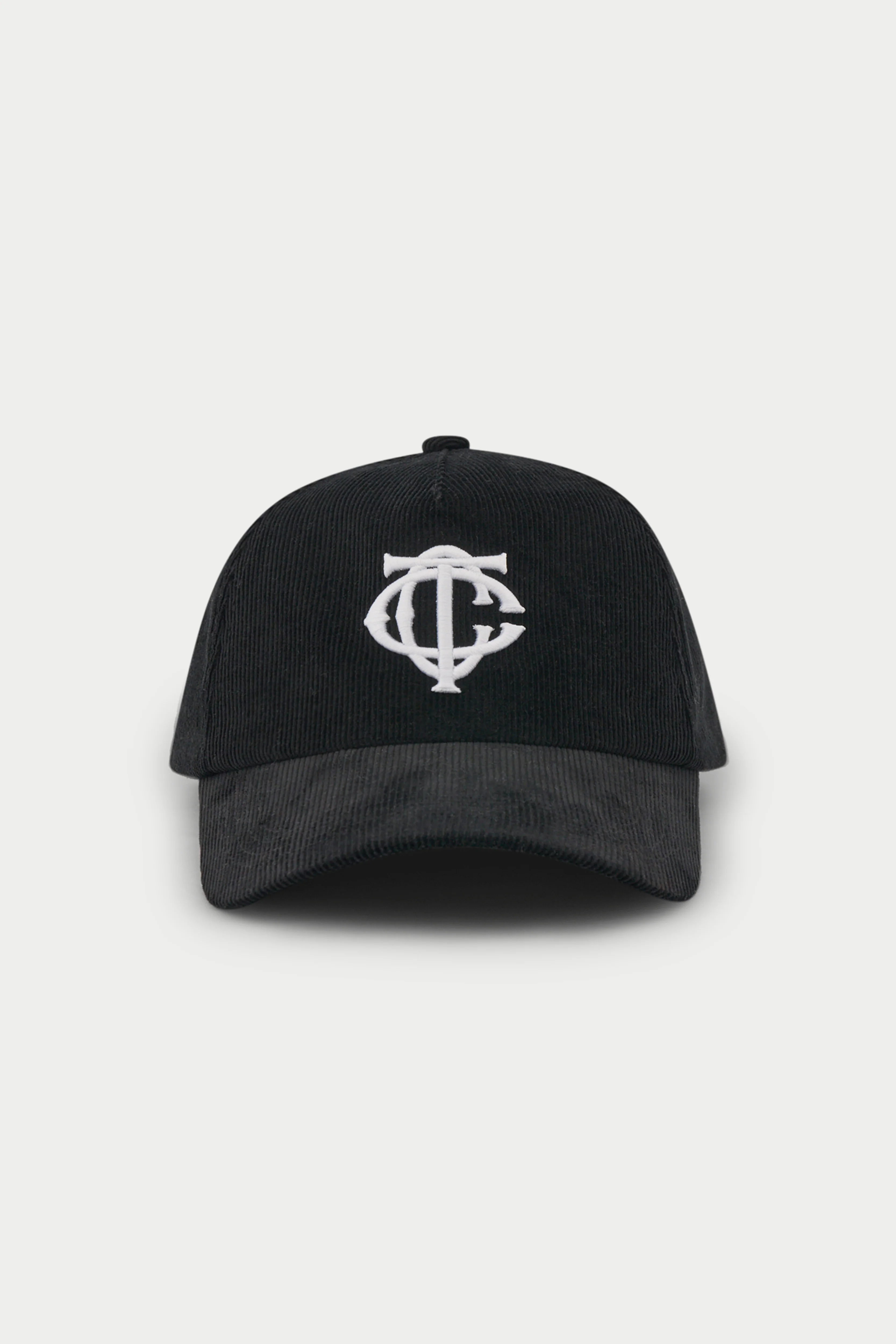 MONOGRAM CORD CAP - BLACK
