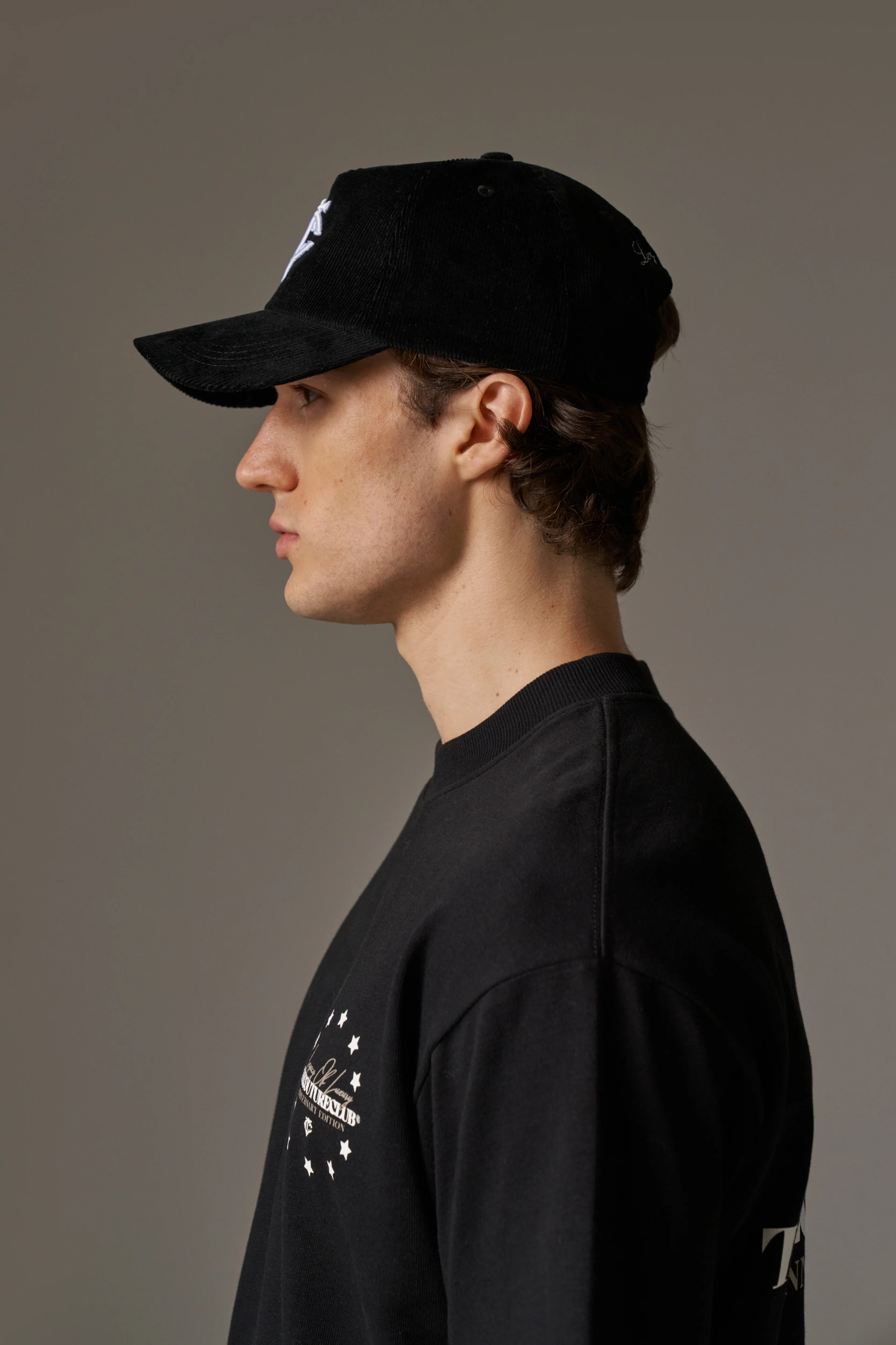MONOGRAM CORD CAP - BLACK - Image 4