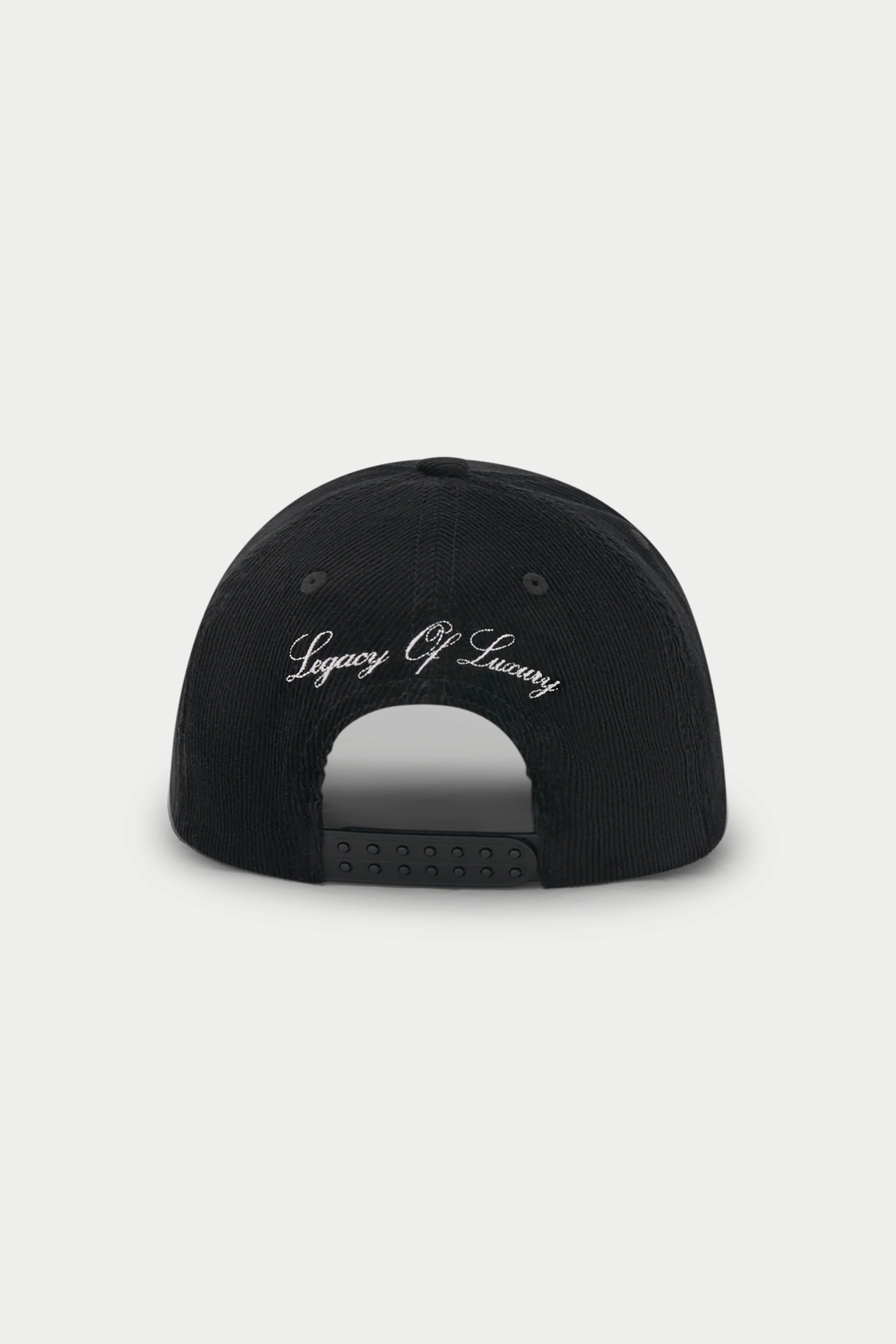 MONOGRAM CORD CAP - BLACK - Image 7
