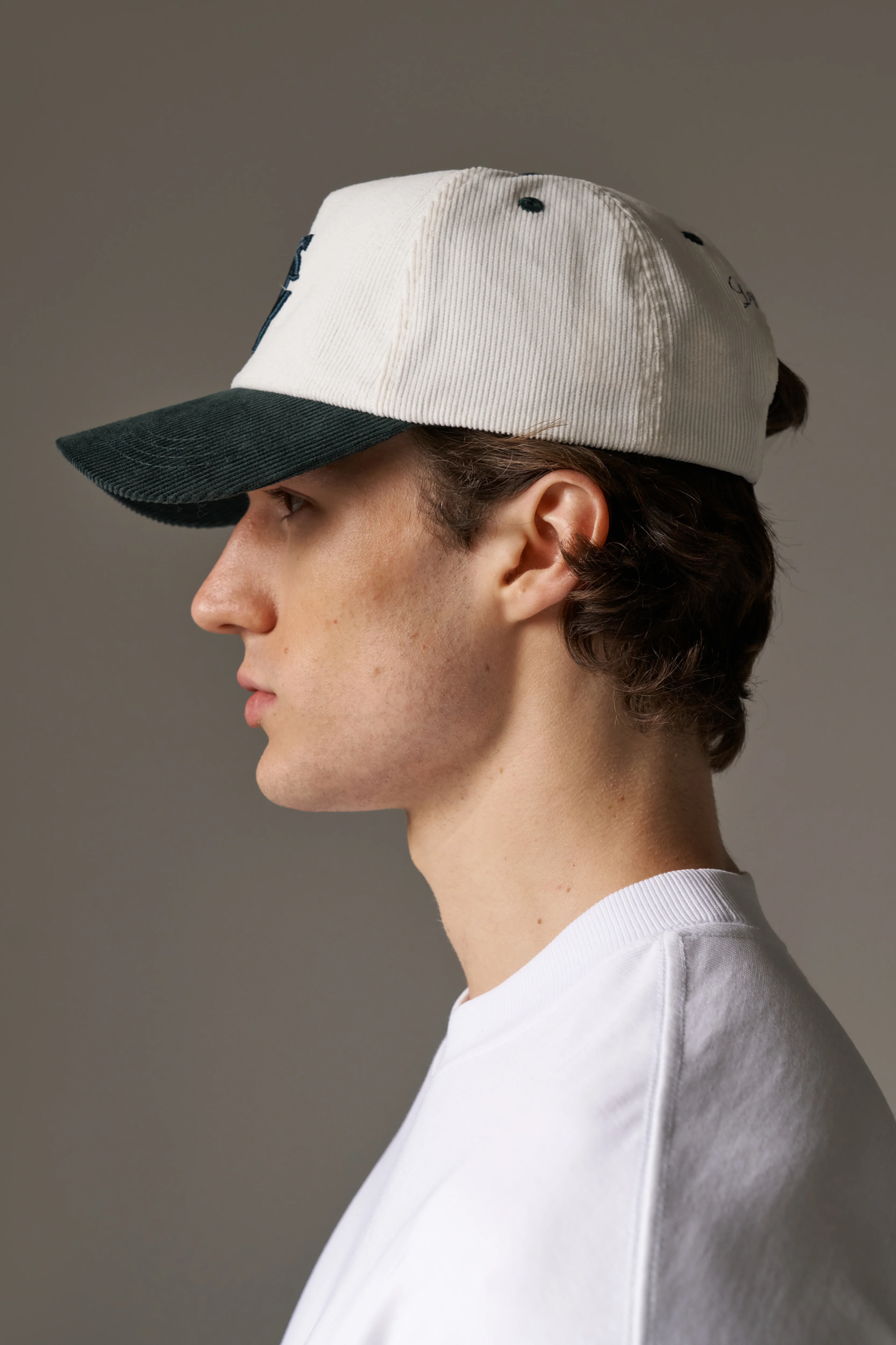 MONOGRAM CORD CAP - FOREST GREEN - Image 7