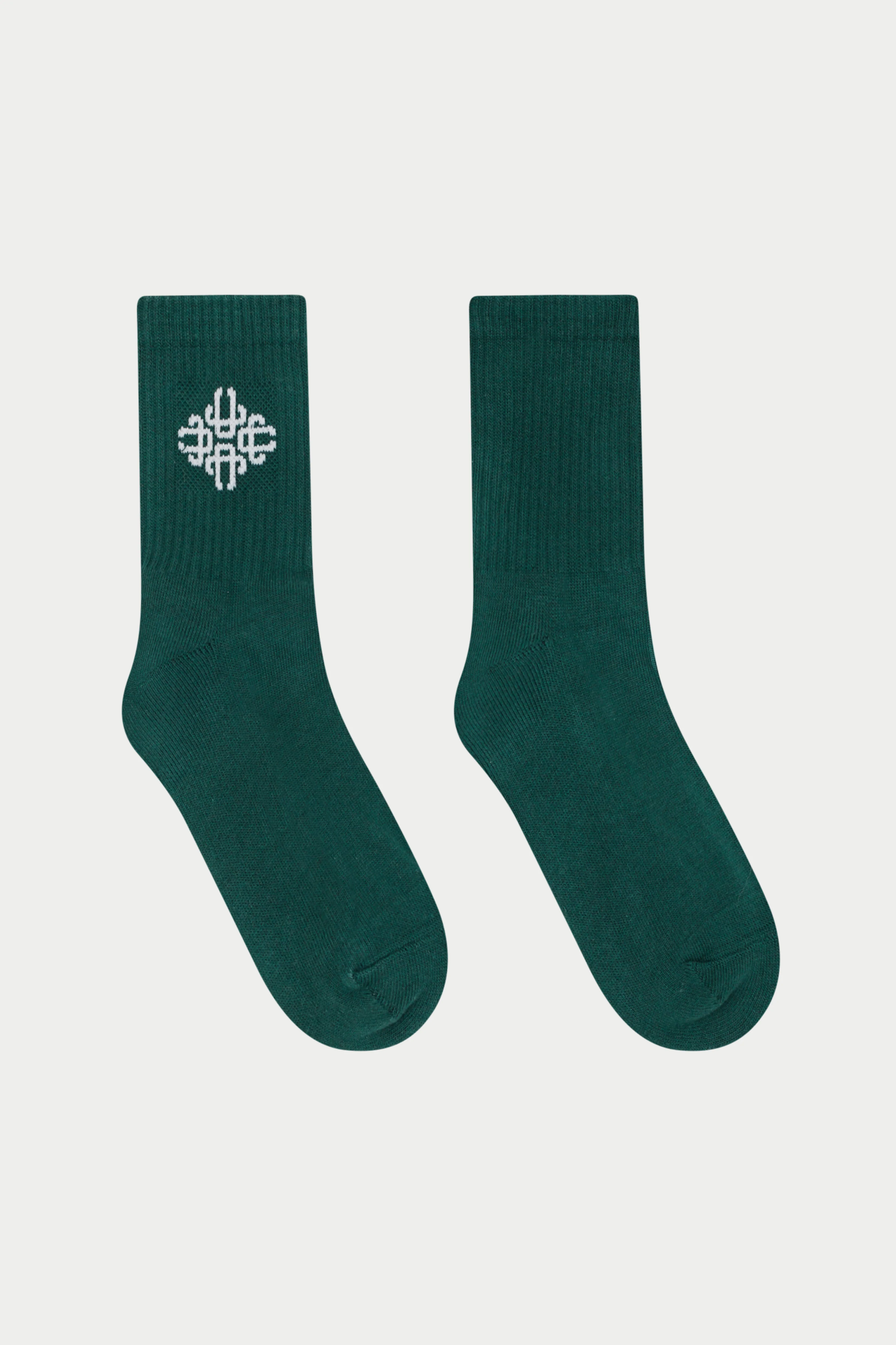 EMBLEM SPORT SOCK - FOREST GREEN - Image 4