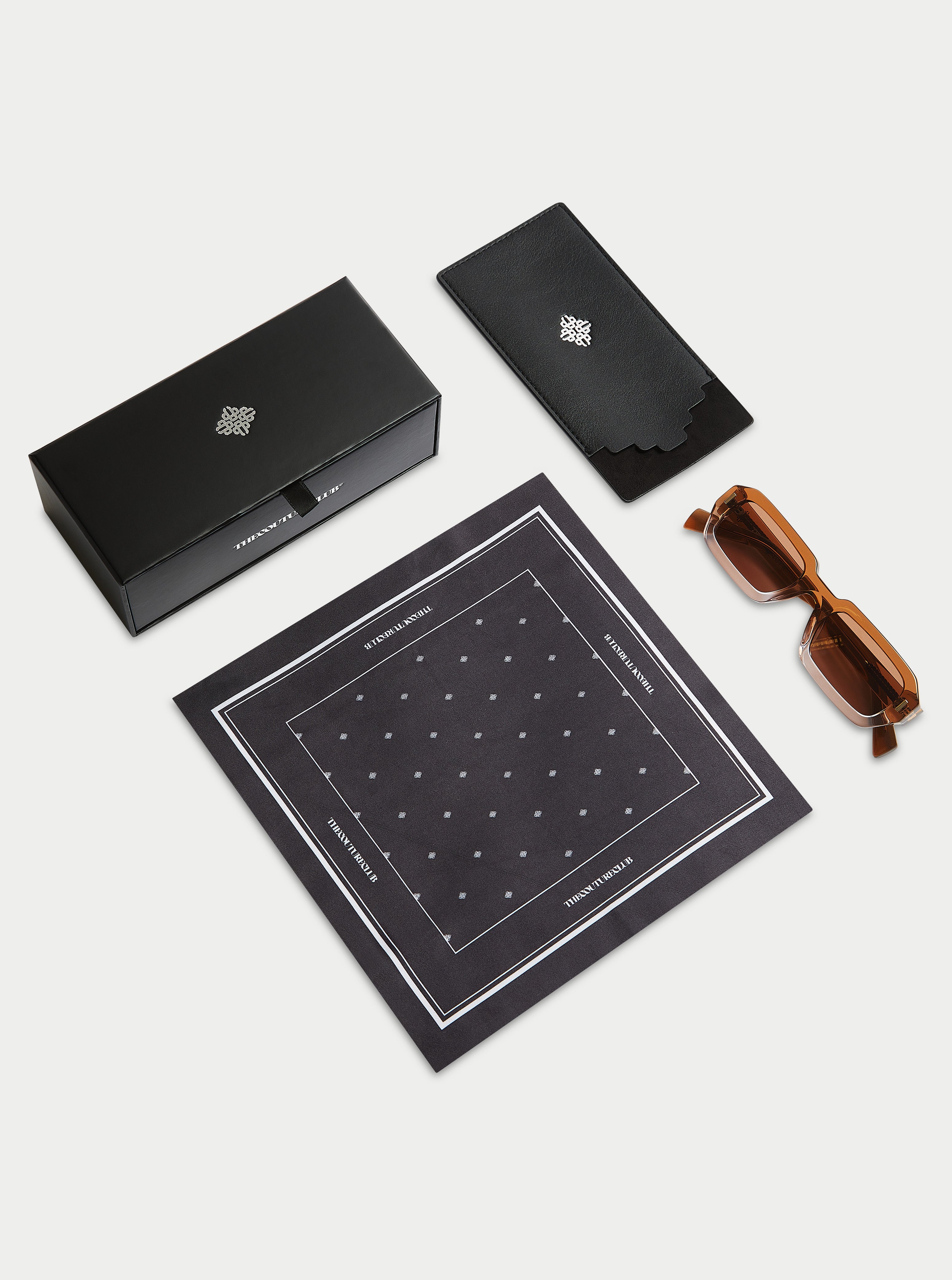 EMBLEM SUNGLASSES - BROWN - Image 9