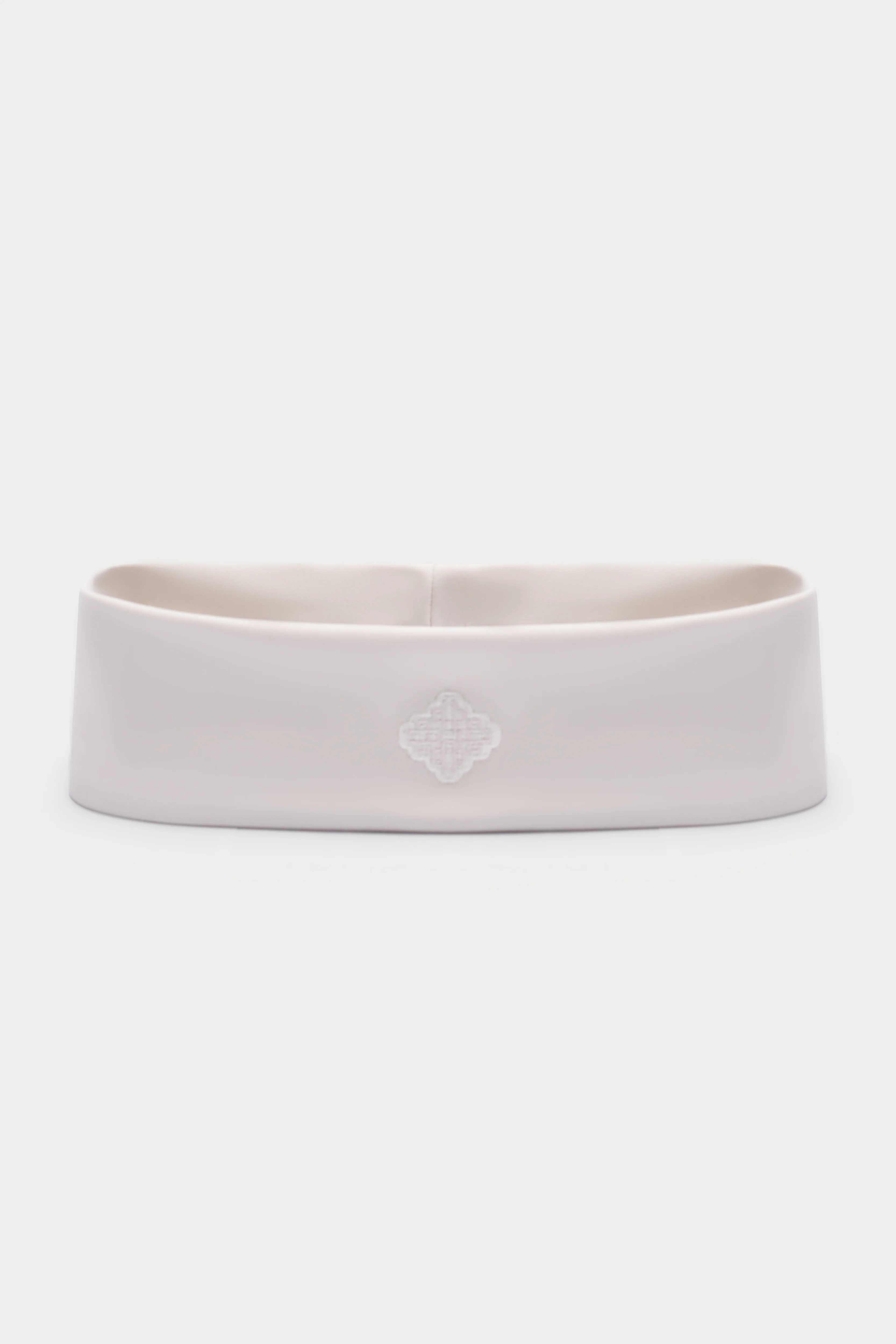 EMBROIDERED EMBLEM HEADBAND - BONE - Image 2