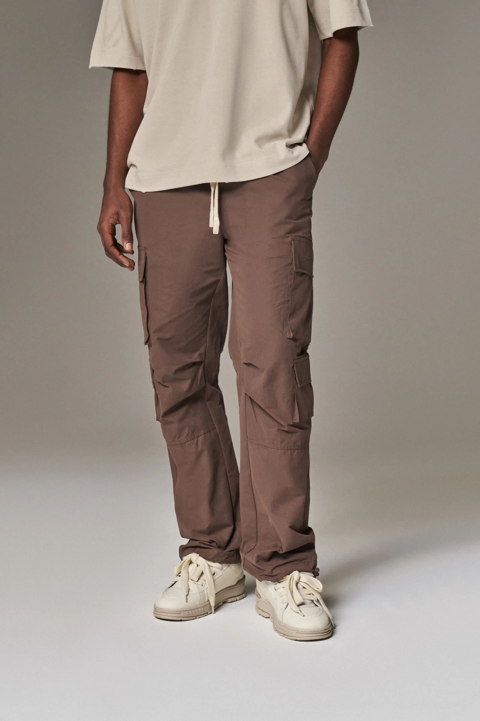 ESSENTIALS CARGO PANT - BROWN - Image 2