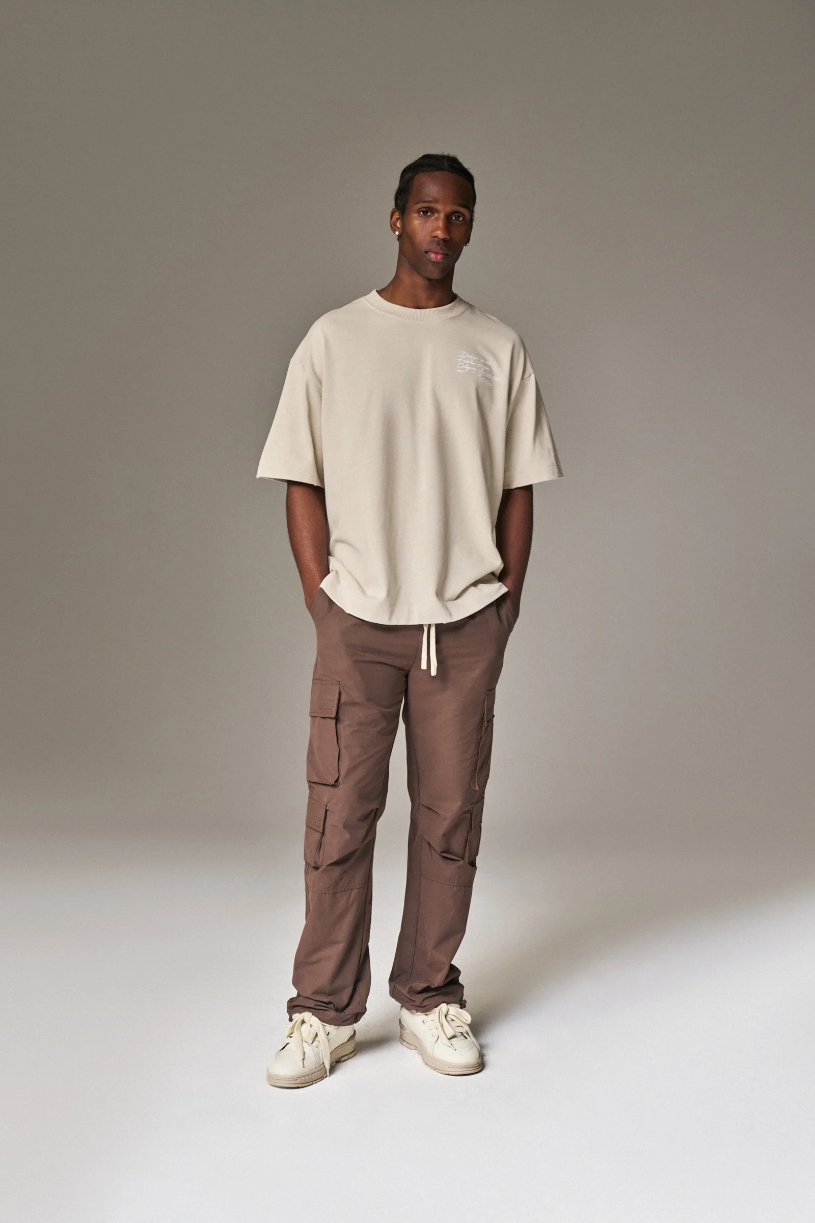 ESSENTIALS CARGO PANT - BROWN - Image 3