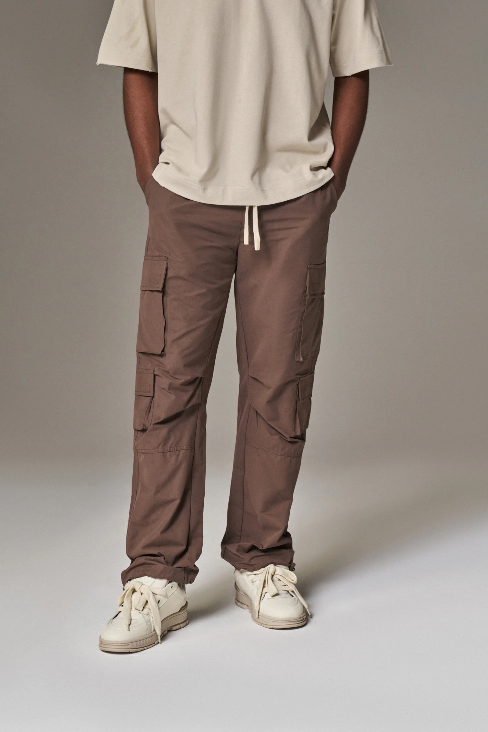 ESSENTIALS CARGO PANT - BROWN - Image 4