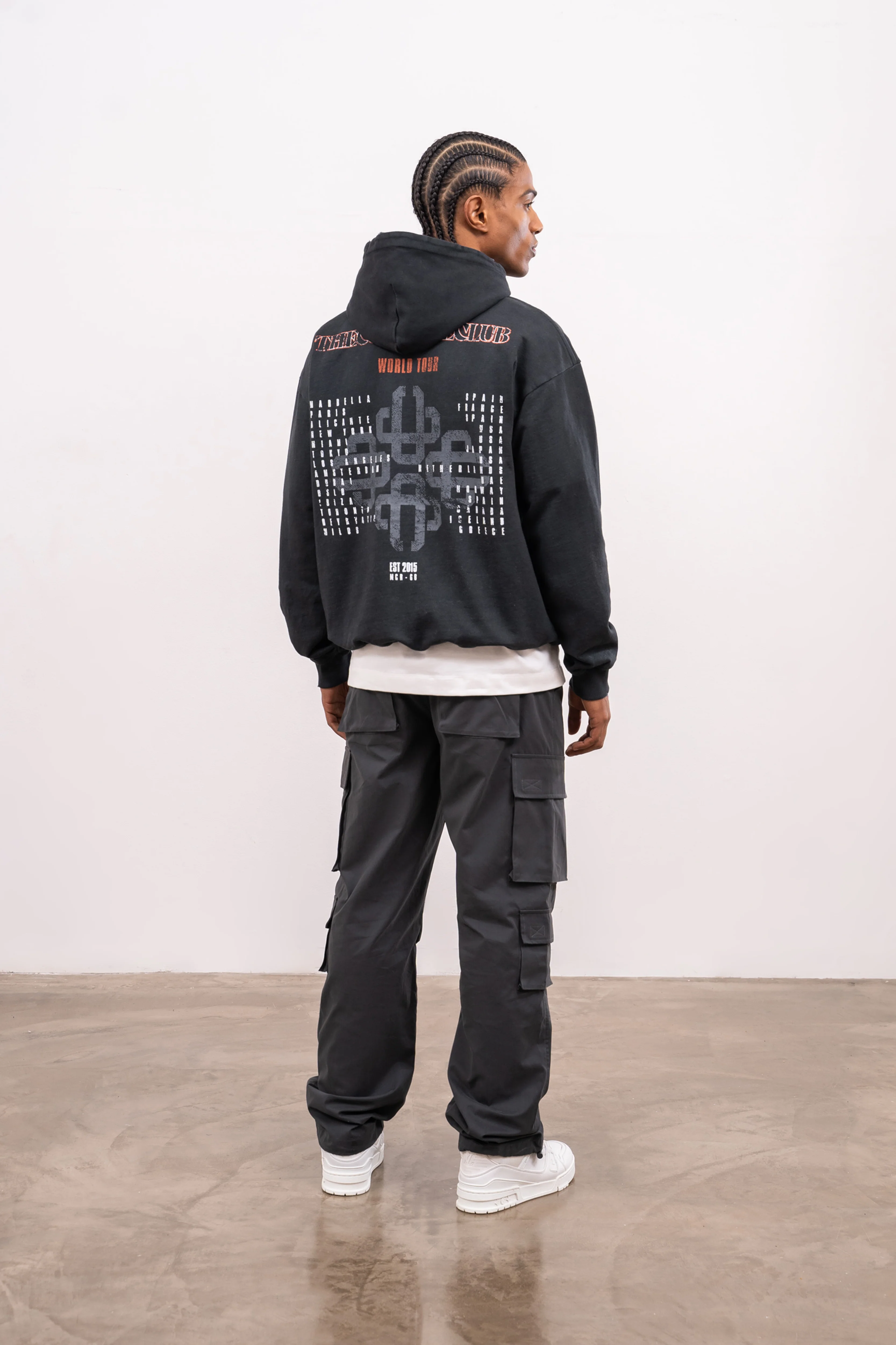 ESSENTIALS CARGO PANT - CHARCOAL - Image 6