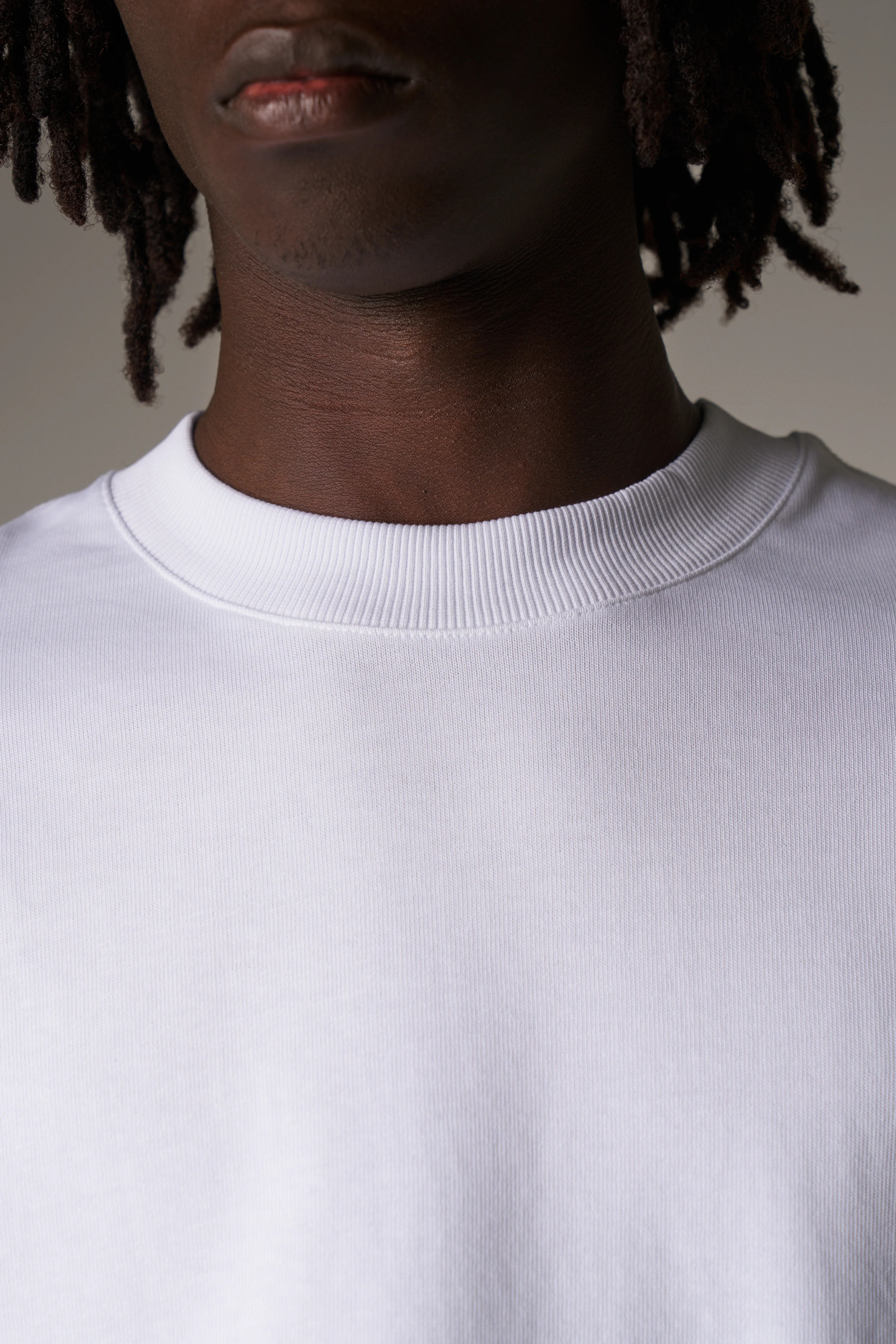 HEAVYWEIGHT BLANK T-SHIRT - WHITE - Image 5