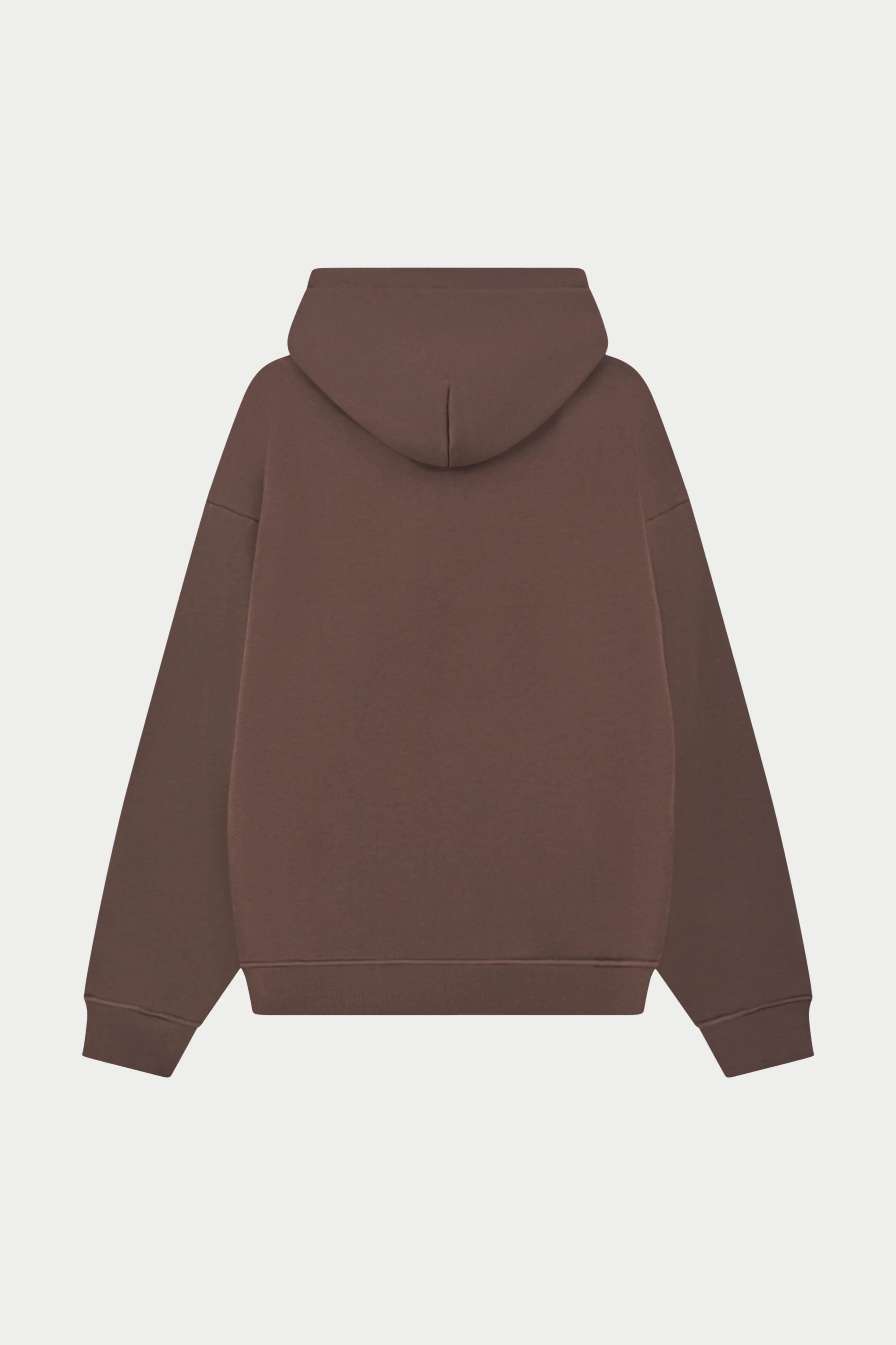 HEAVYWEIGHT MONOGRAM APPLIQUE EMBLEM ZIP THROUGH - BROWN - Image 6