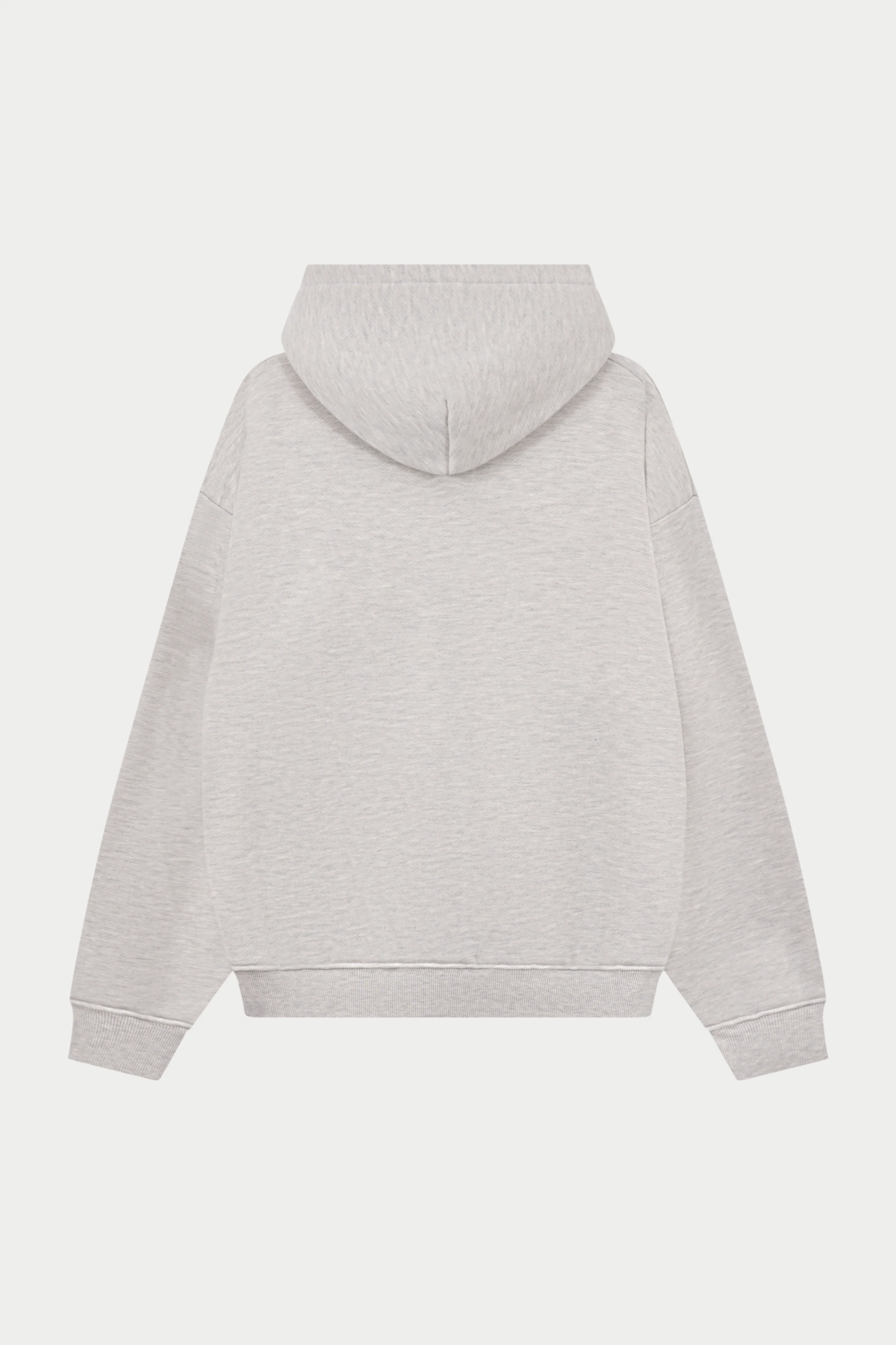 HEAVYWEIGHT MONOGRAM APPLIQUE EMBLEM ZIP THROUGH - GREY MARL - Image 9
