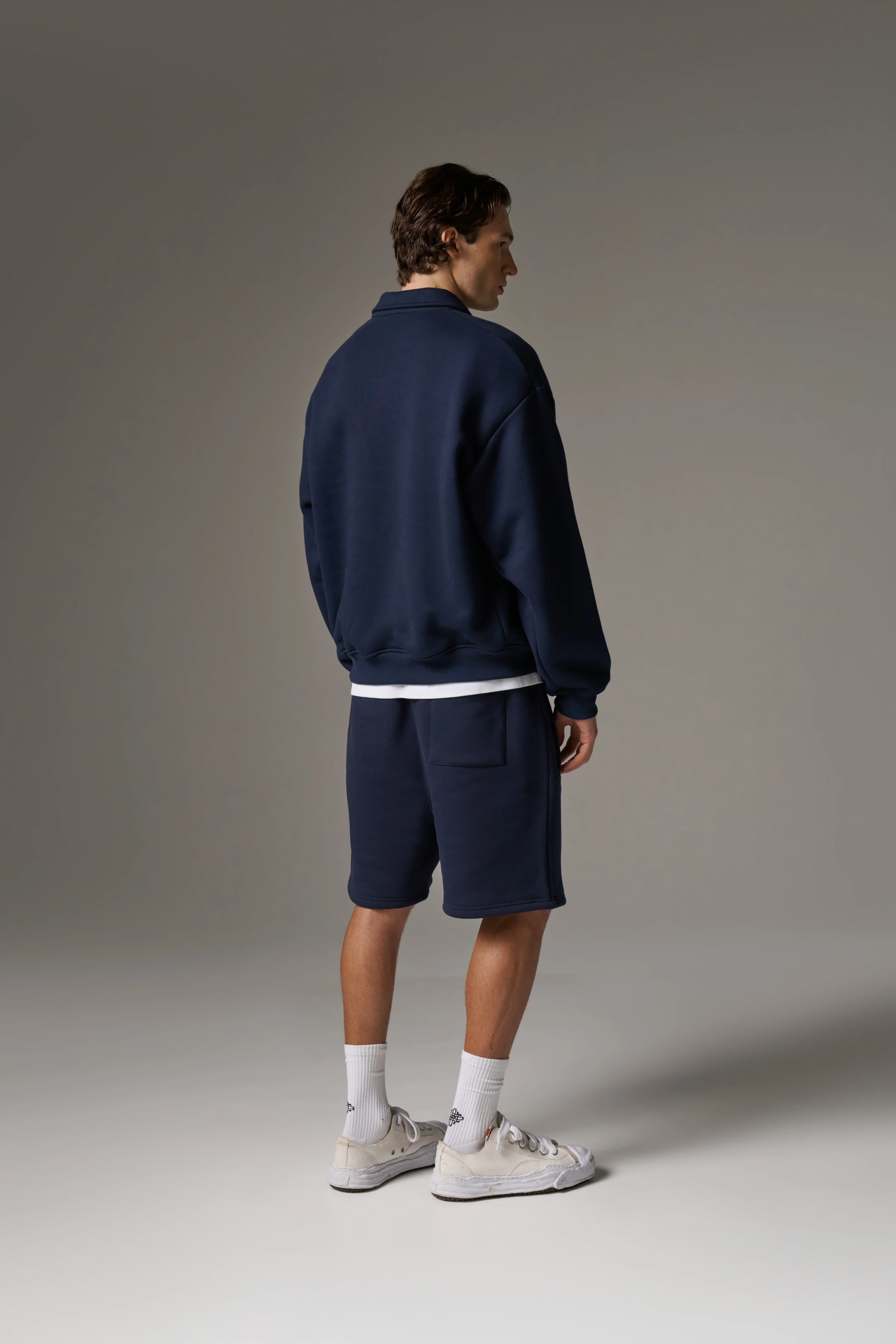 HEAVYWEIGHT MONOGRAM POLO - NAVY - Image 7