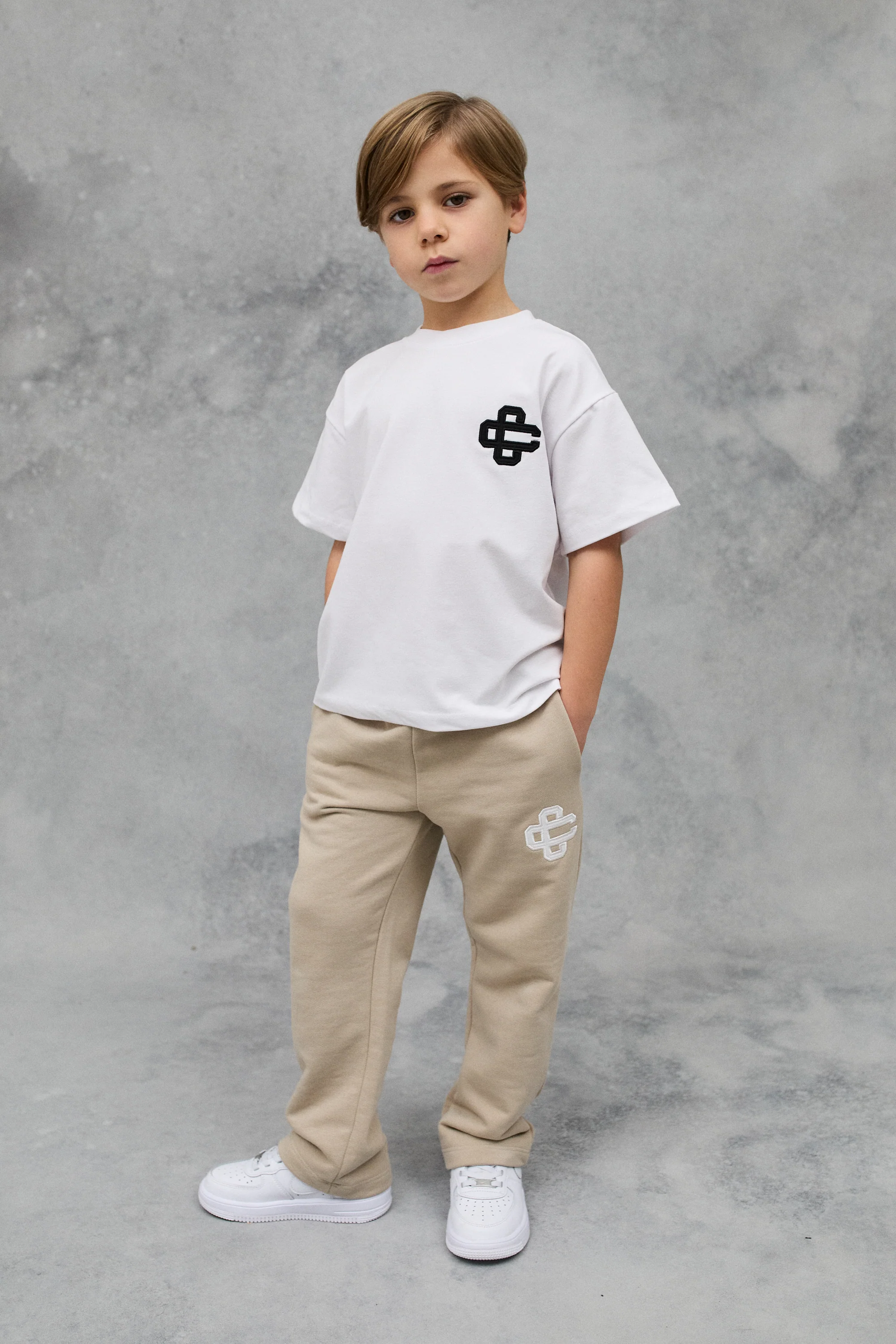 JNR EMBLEM APPLIQUE T-SHIRT - WHITE - Image 3