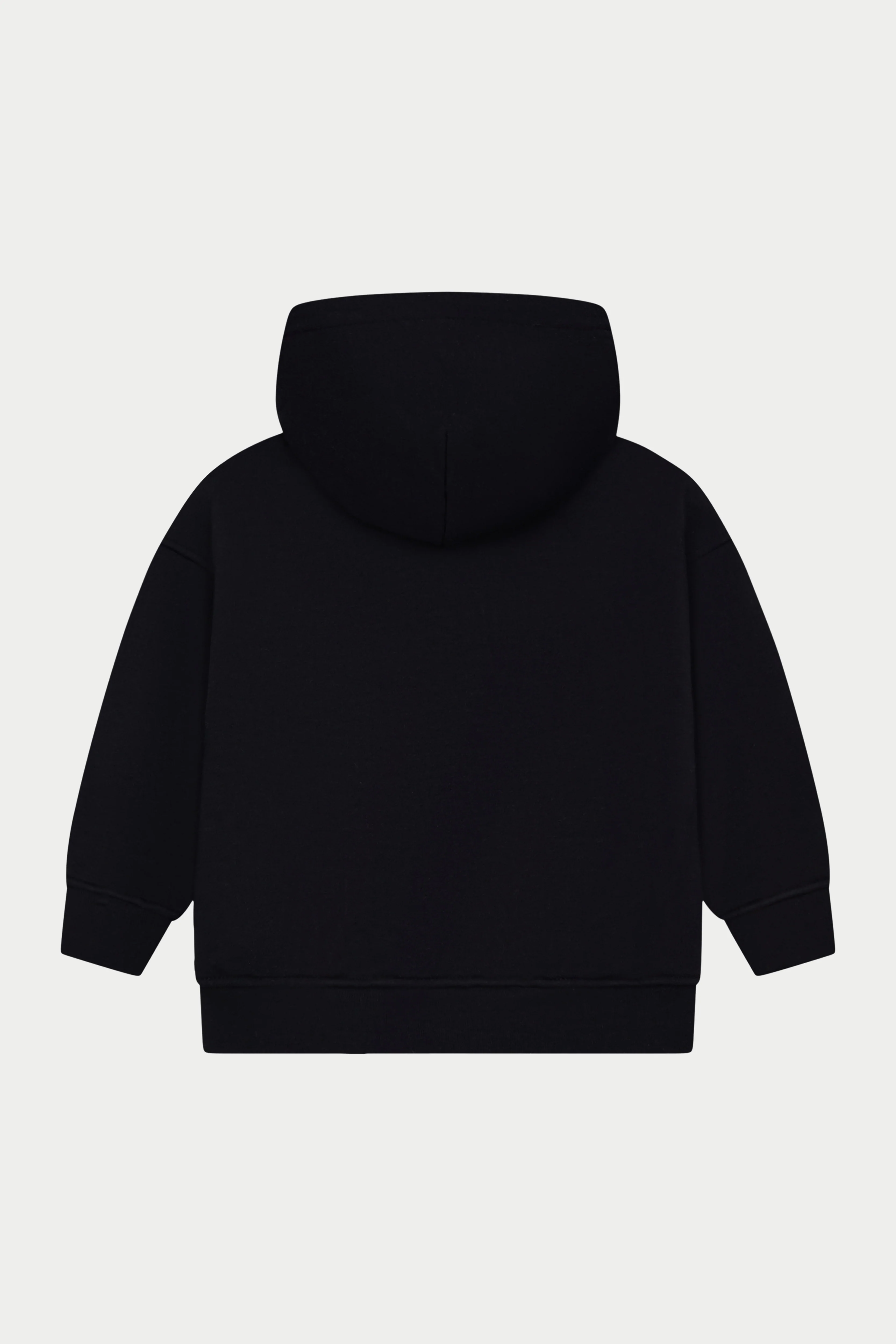 JUNIOR EMBLEM APPLIQUE HOODIE - BLACK - Image 8