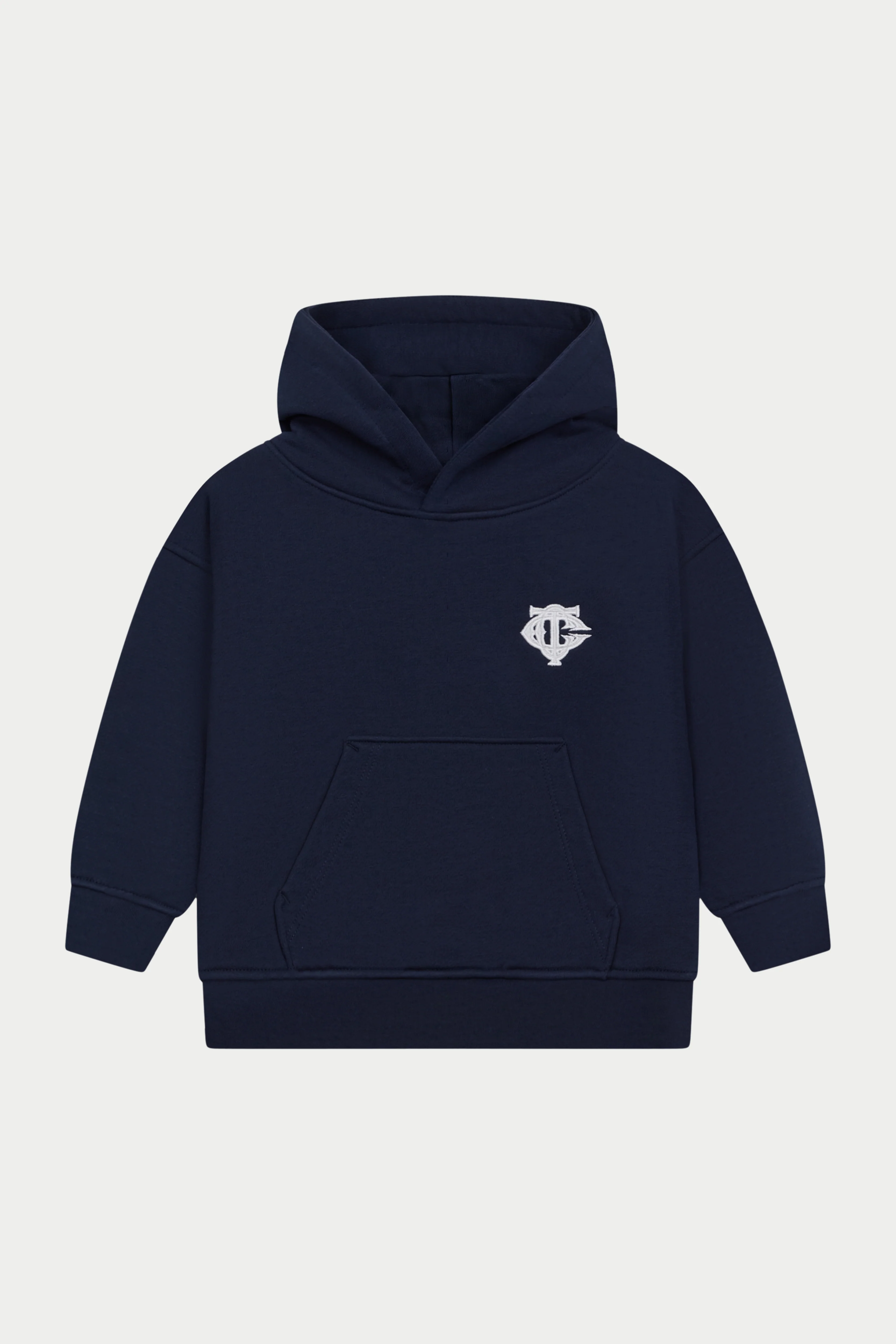 JUNIOR EMBLEM APPLIQUE HOODIE - NAVY - Image 2