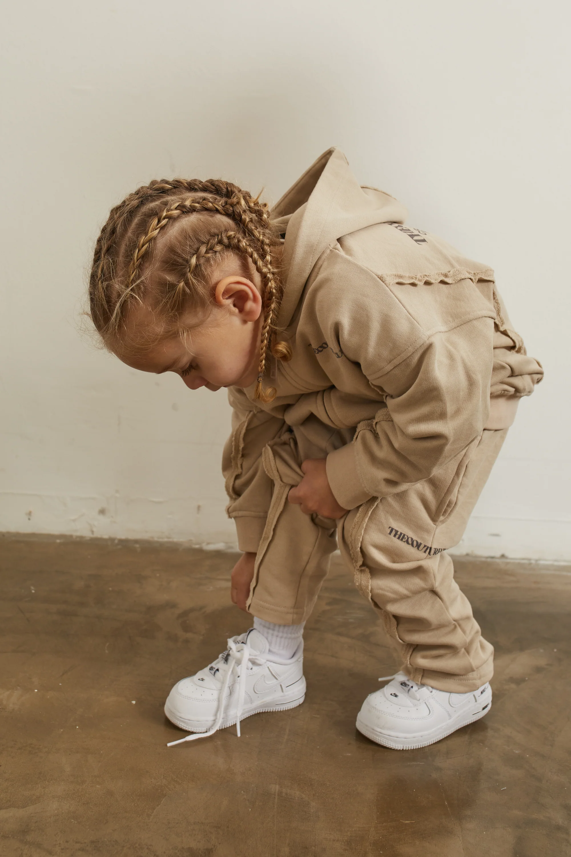 KIDS RAW SEAM MEMBERS ONLY JOGGERS - BEIGE - Image 2