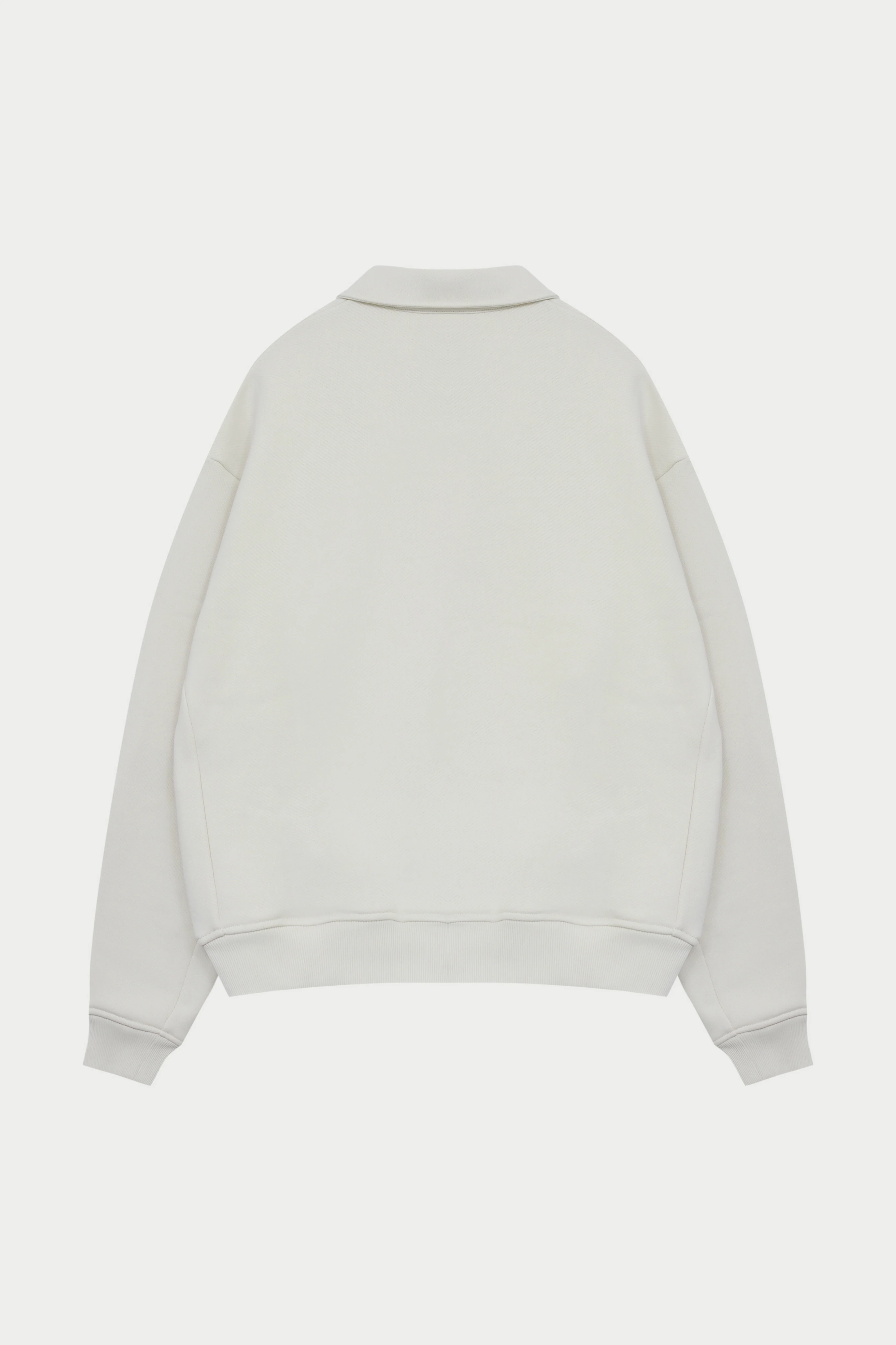 LAUNDERED CLASSICS POLO SWEATSHIRT - ECRU - Image 14