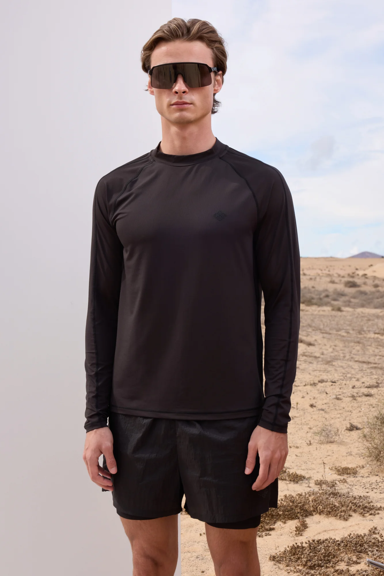 LONG SLEEVE TRAINING TOP - BLACK - Image 2