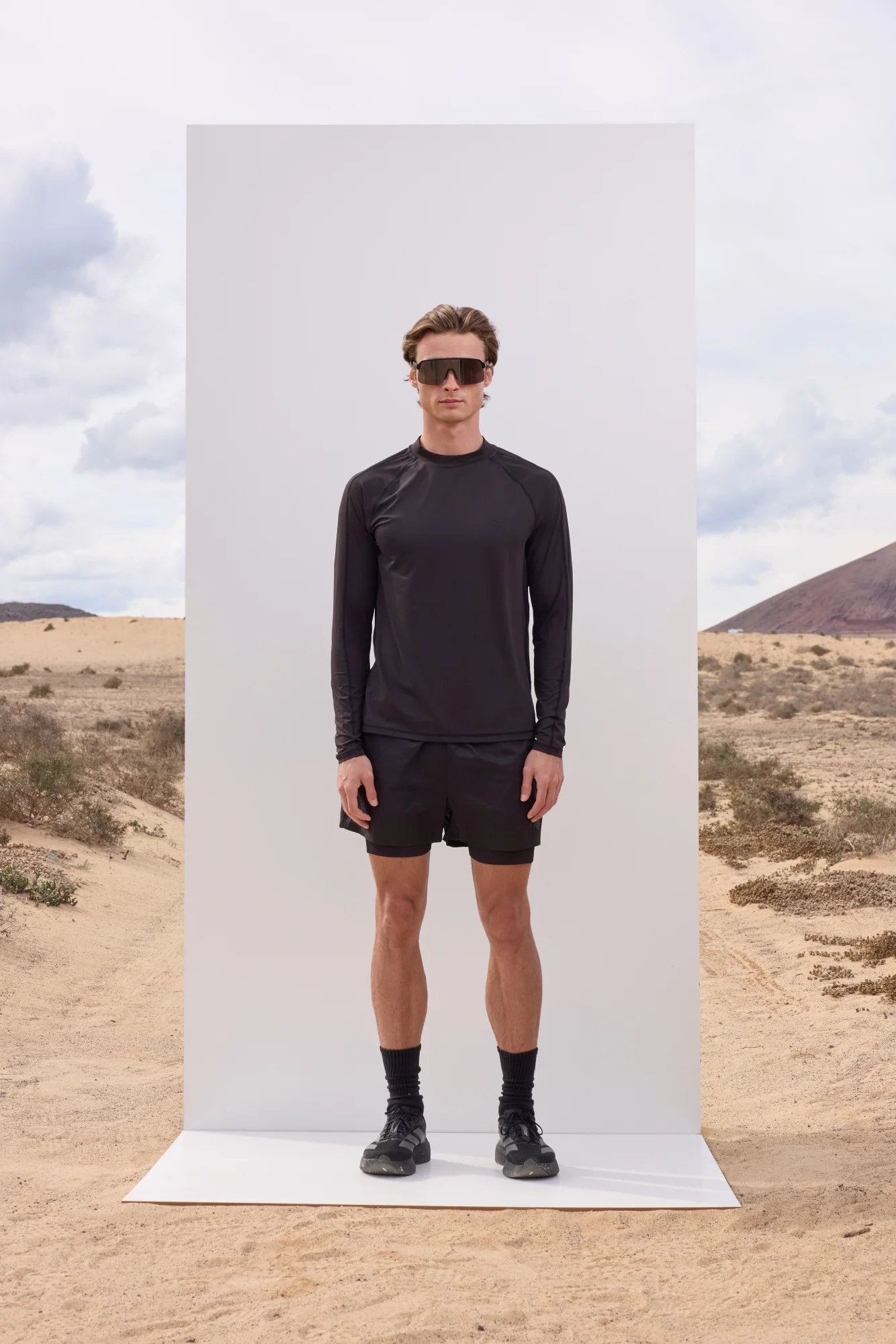 LONG SLEEVE TRAINING TOP - BLACK - Image 3