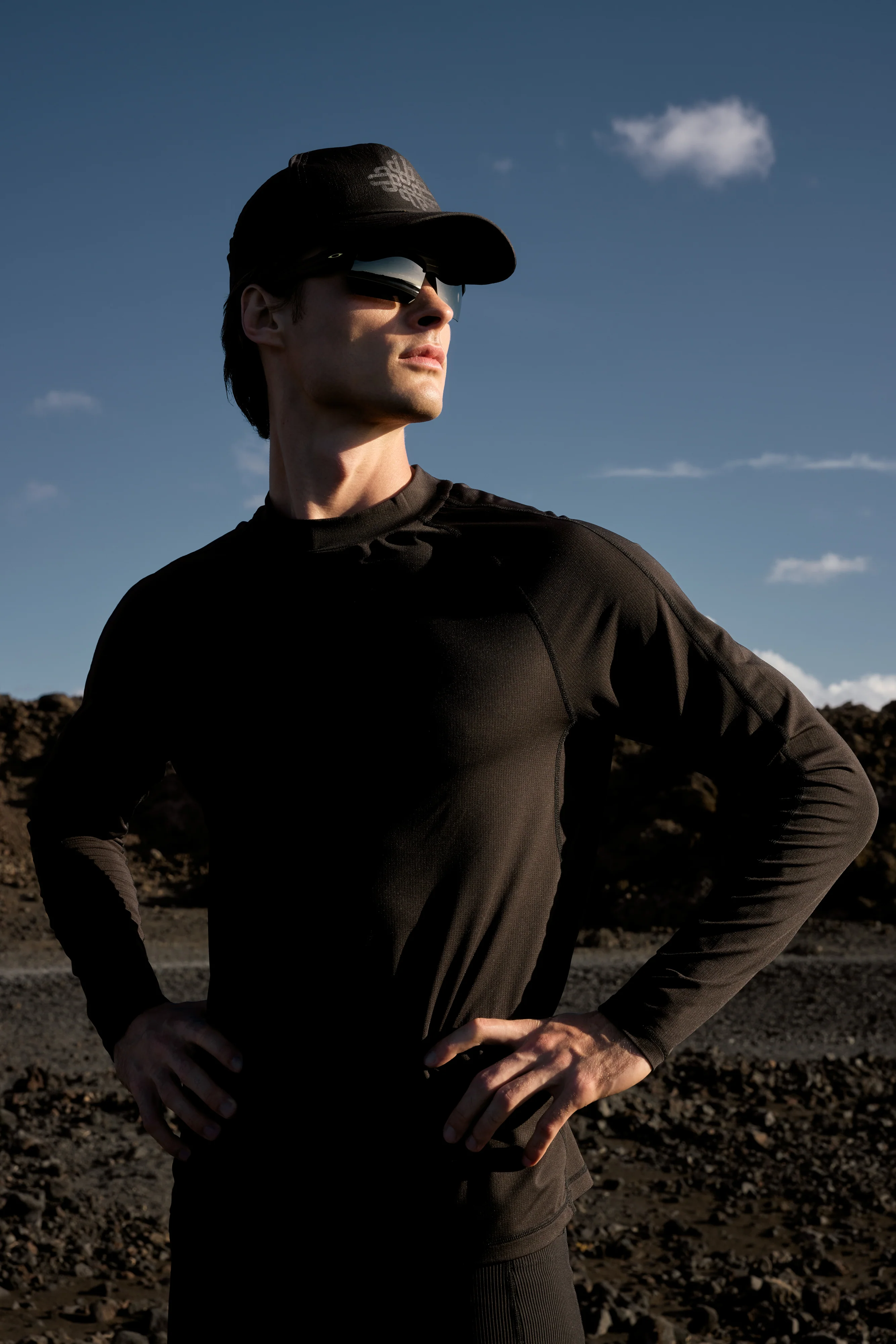 LONG SLEEVE TRAINING TOP - BLACK - Image 5