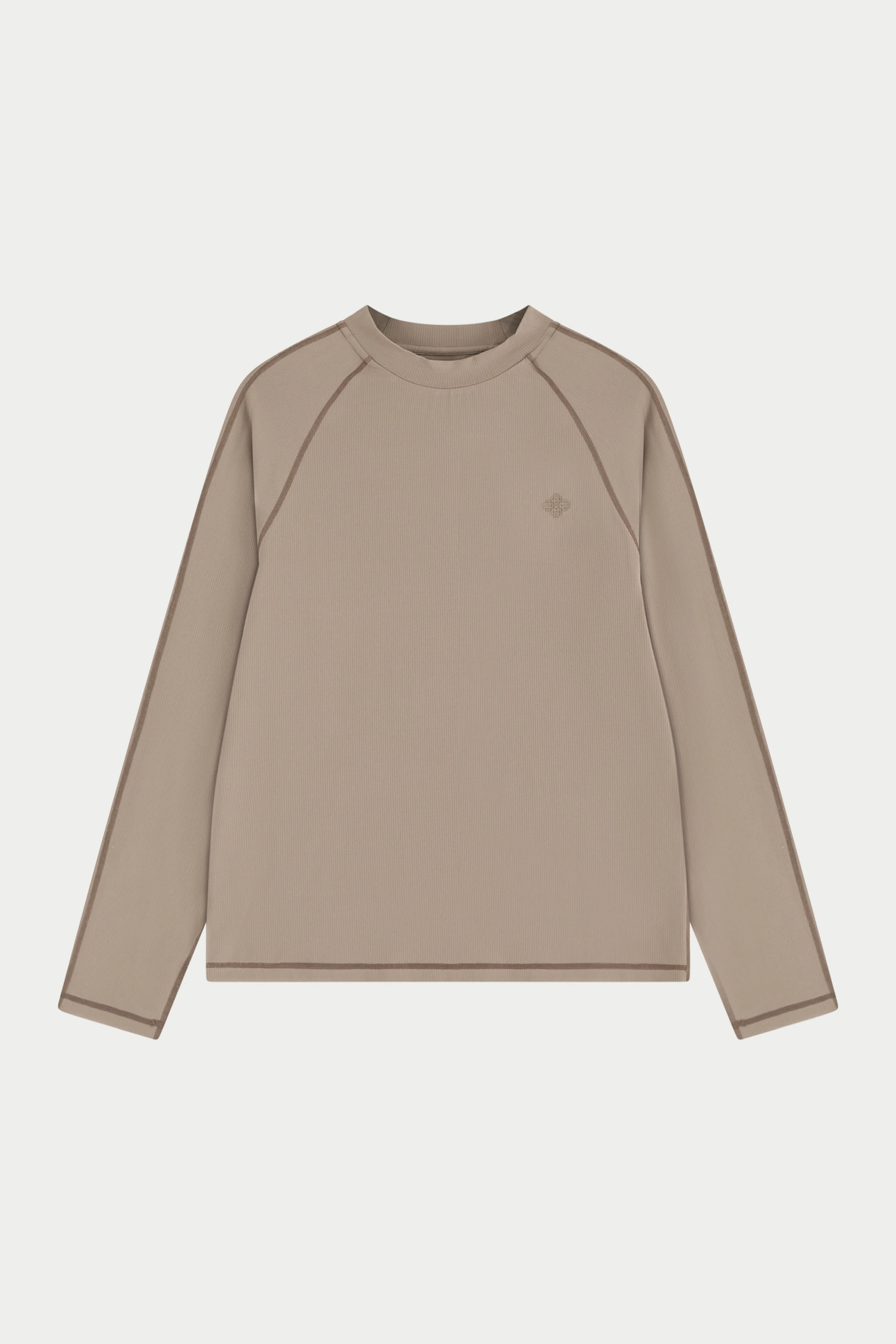 LONG SLEEVE TRAINING TOP - SAND